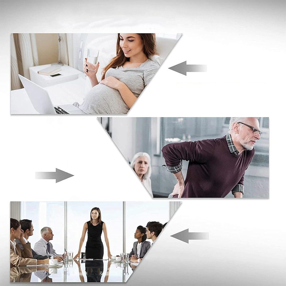 AKKEE Kniekissen Orthopädisches Balancekissen ergonomisches Seitenschläferkissen, Schlafkissen für optimale Unterstützung