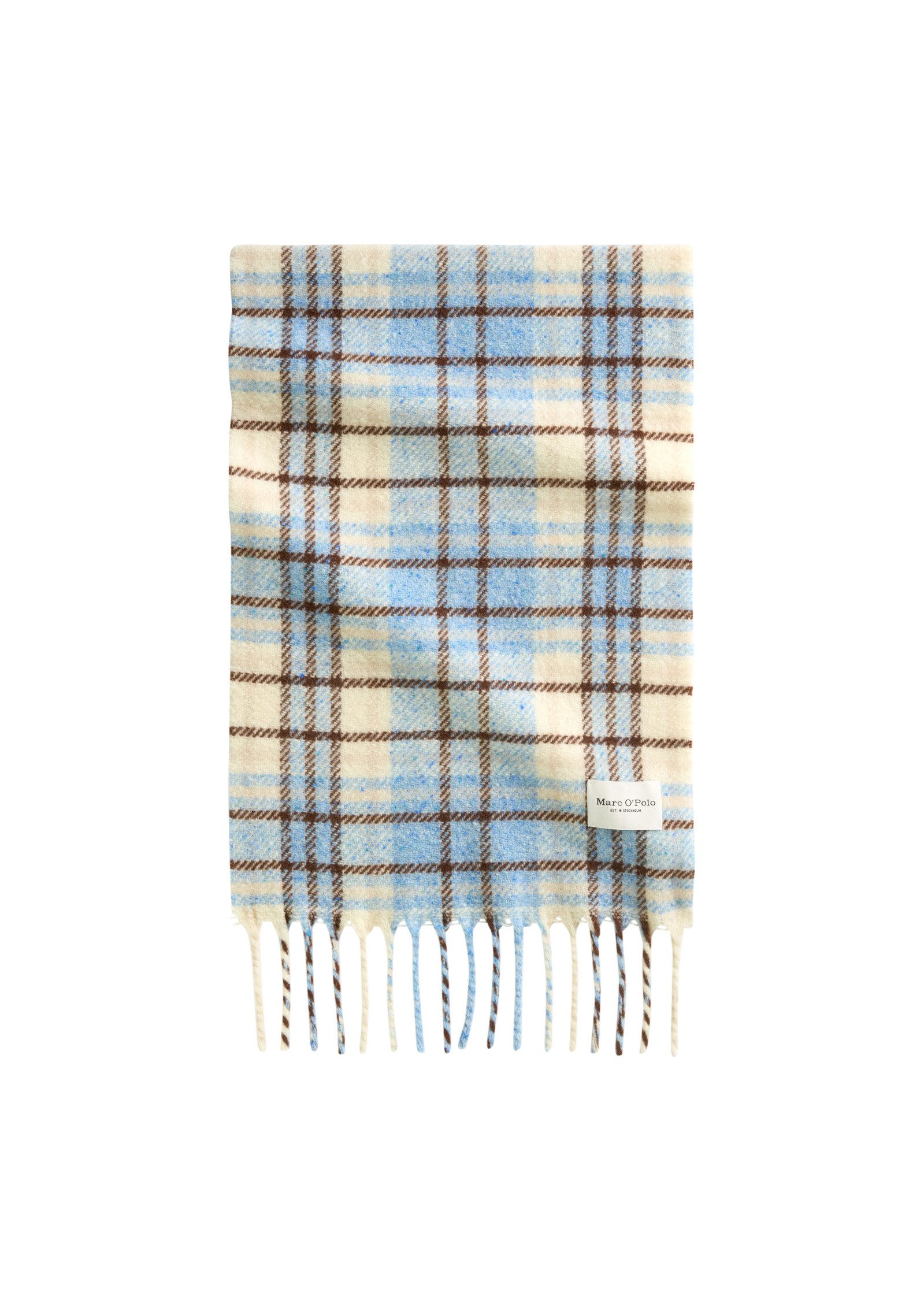 Marc O'Polo Karotuch aus Schurwolle-Mix