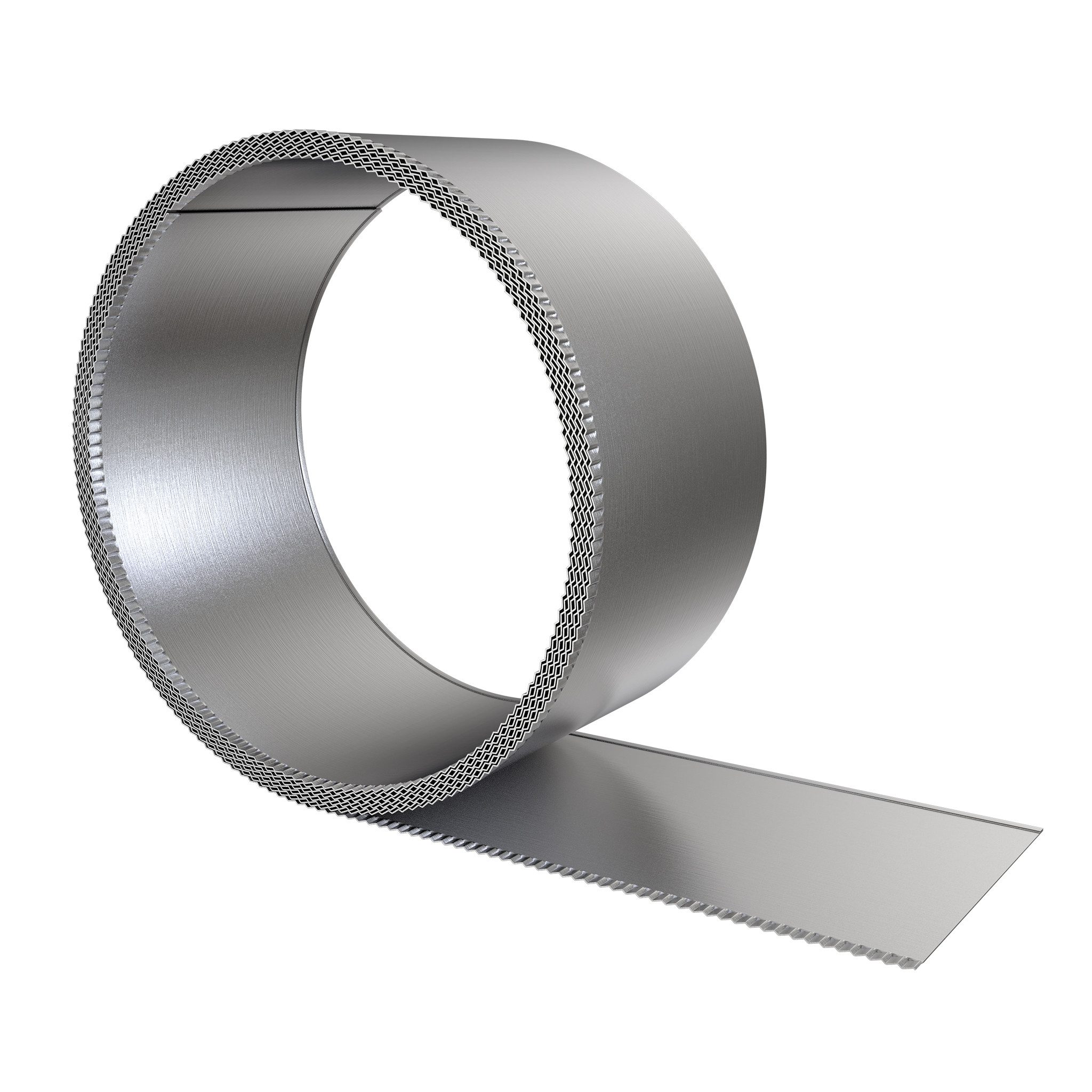 FIVMEN Rasenkante 5/10/15/20m Beetbegrenzung aus Metall, 15cm Hoch, Verzinkt Rasenbleche Mähkante Flexible, Silber/Schwarz/Rost