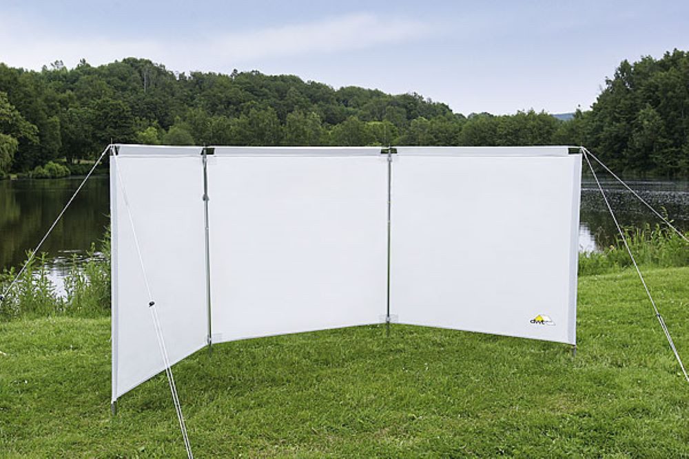 dwt Windschutz Windschutz Fyn III, 450x130 cm inkl. 22x1 Gestänge