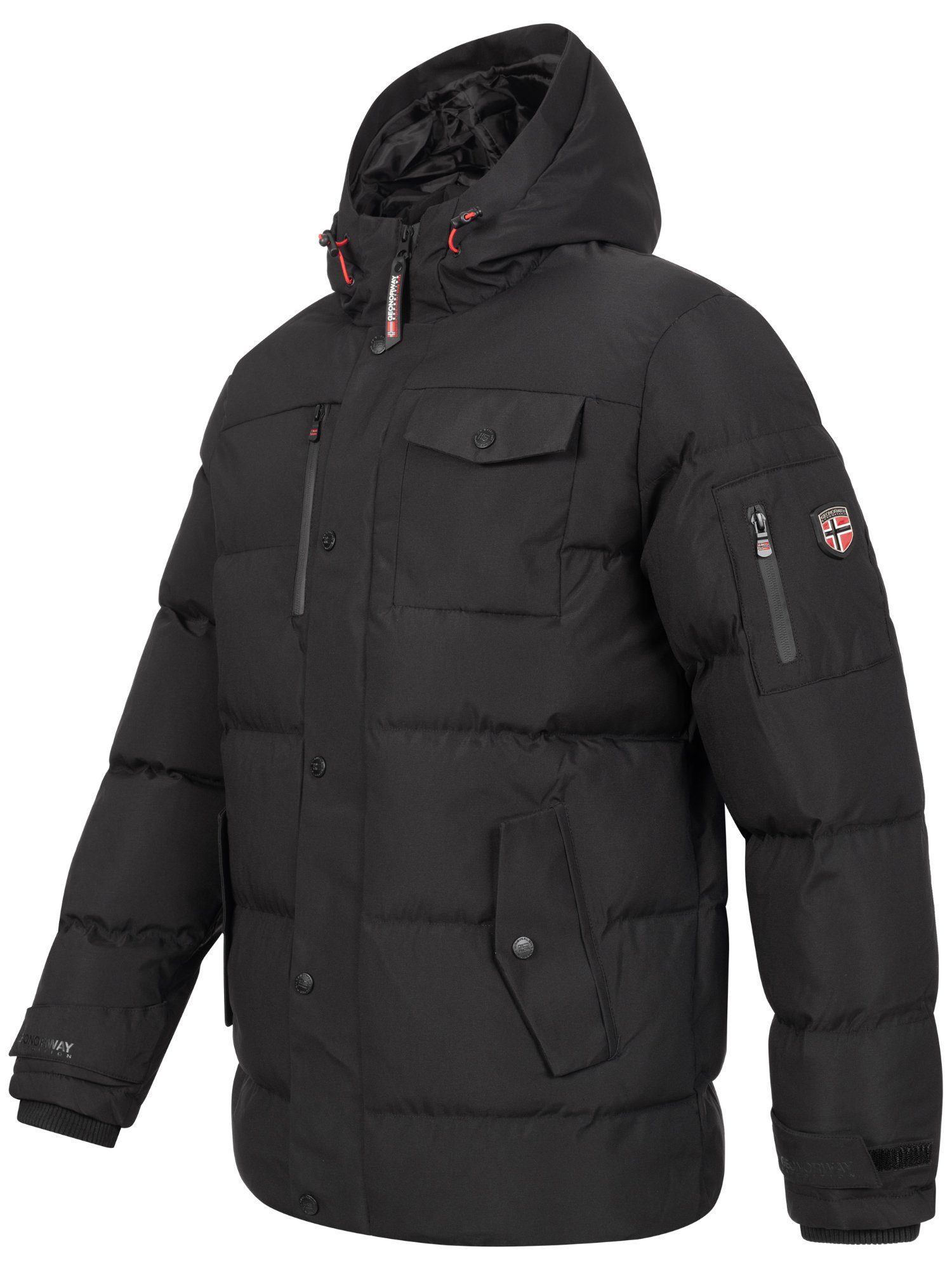 Geo Norway Winterjacke Herren Winterjacke Steppjacke H-357 – Bild 2 von 3