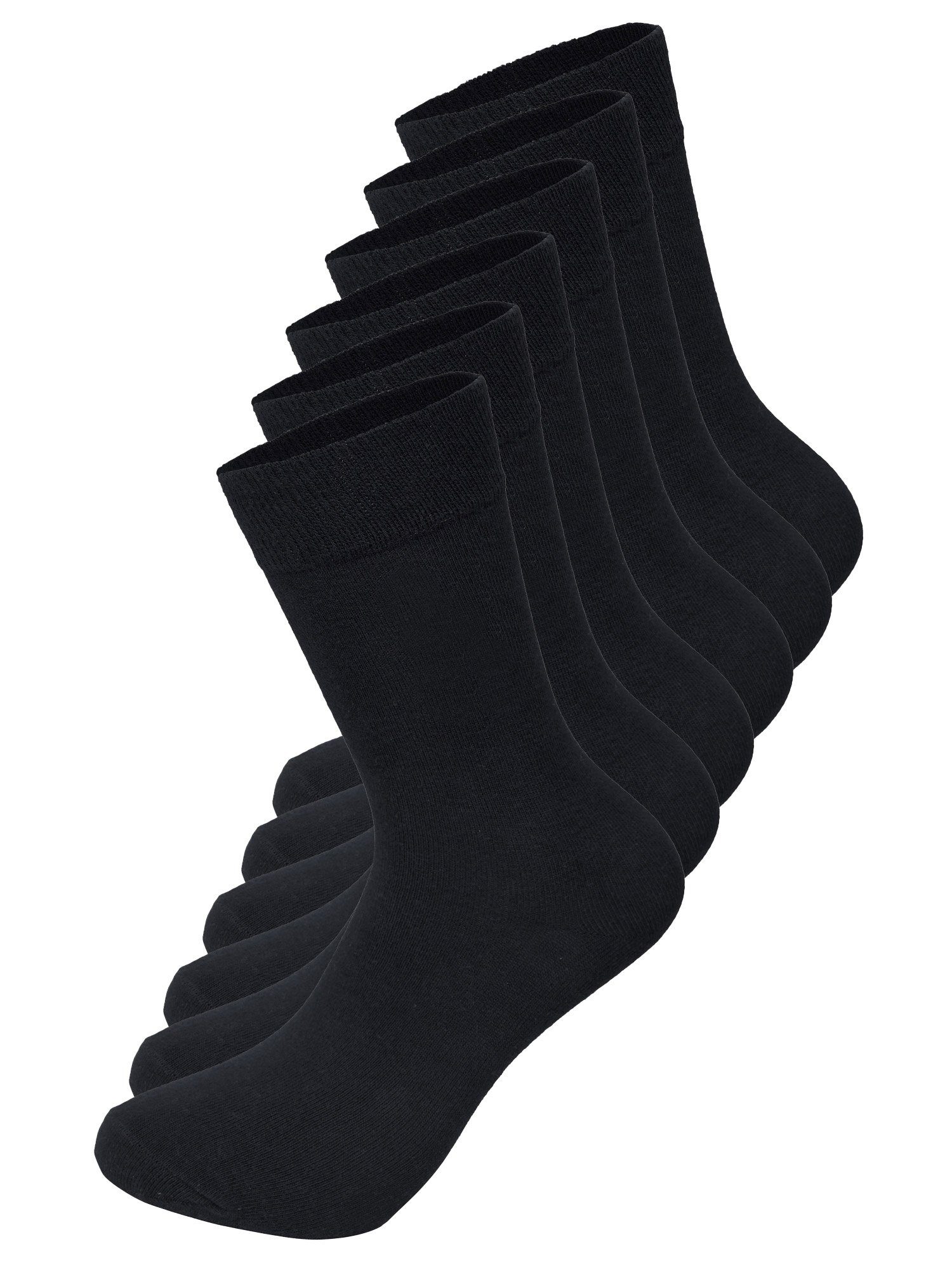 Socken Langsocken (Packung, Herren LV-904 6-Paar) schwarz 6er-Pack Lavecchia