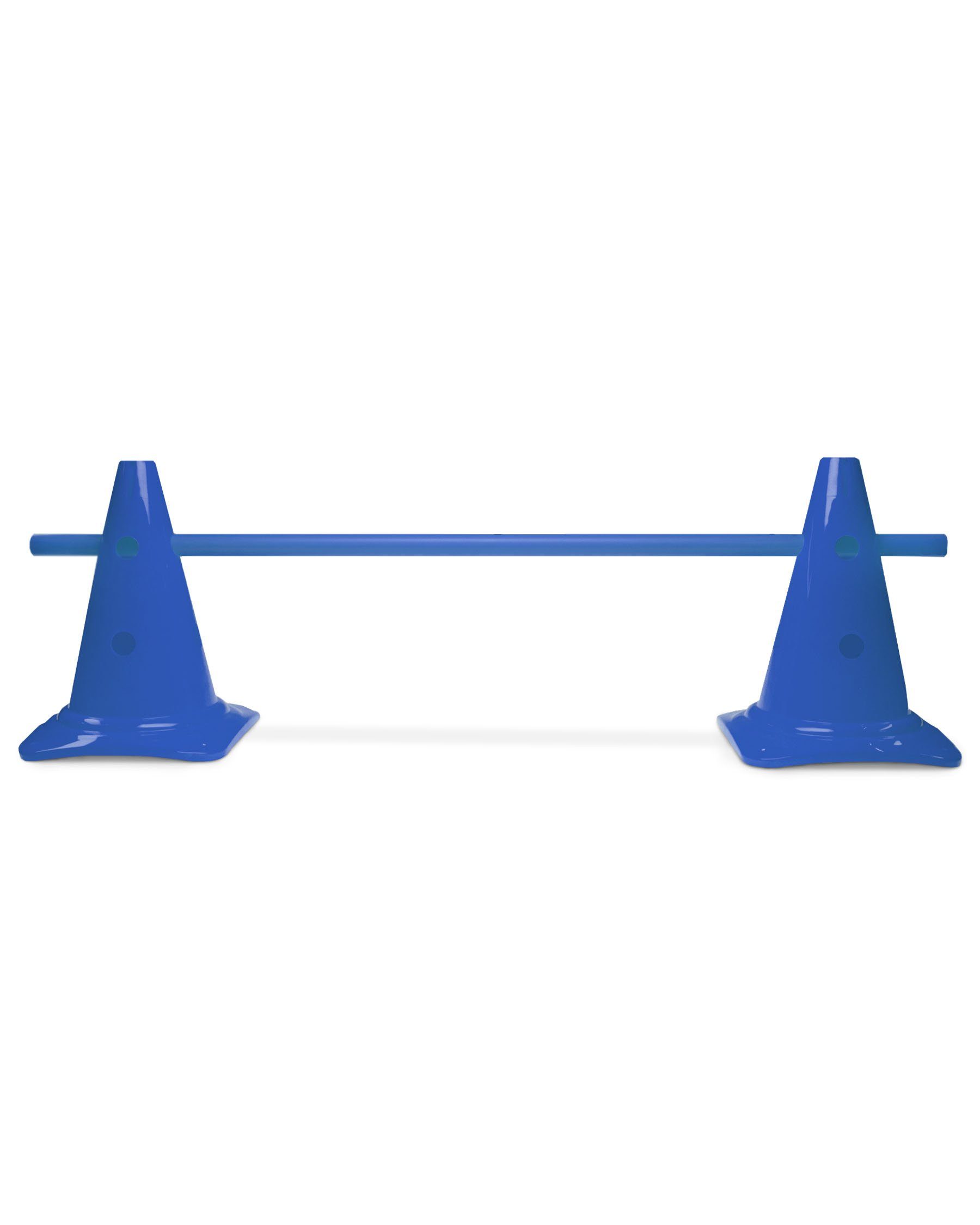 Superhund Hürde Kegelhürde 30 mit Stange 100 cm Farbe Blau