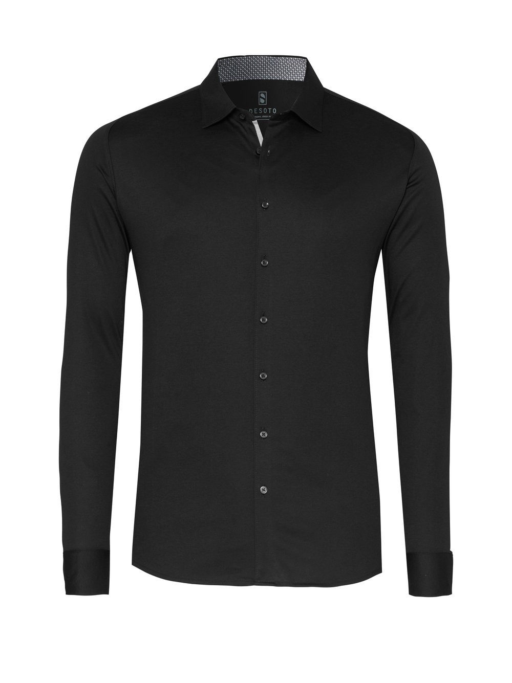 DESOTO Langarmhemd Jerseyhemd Casual Kent