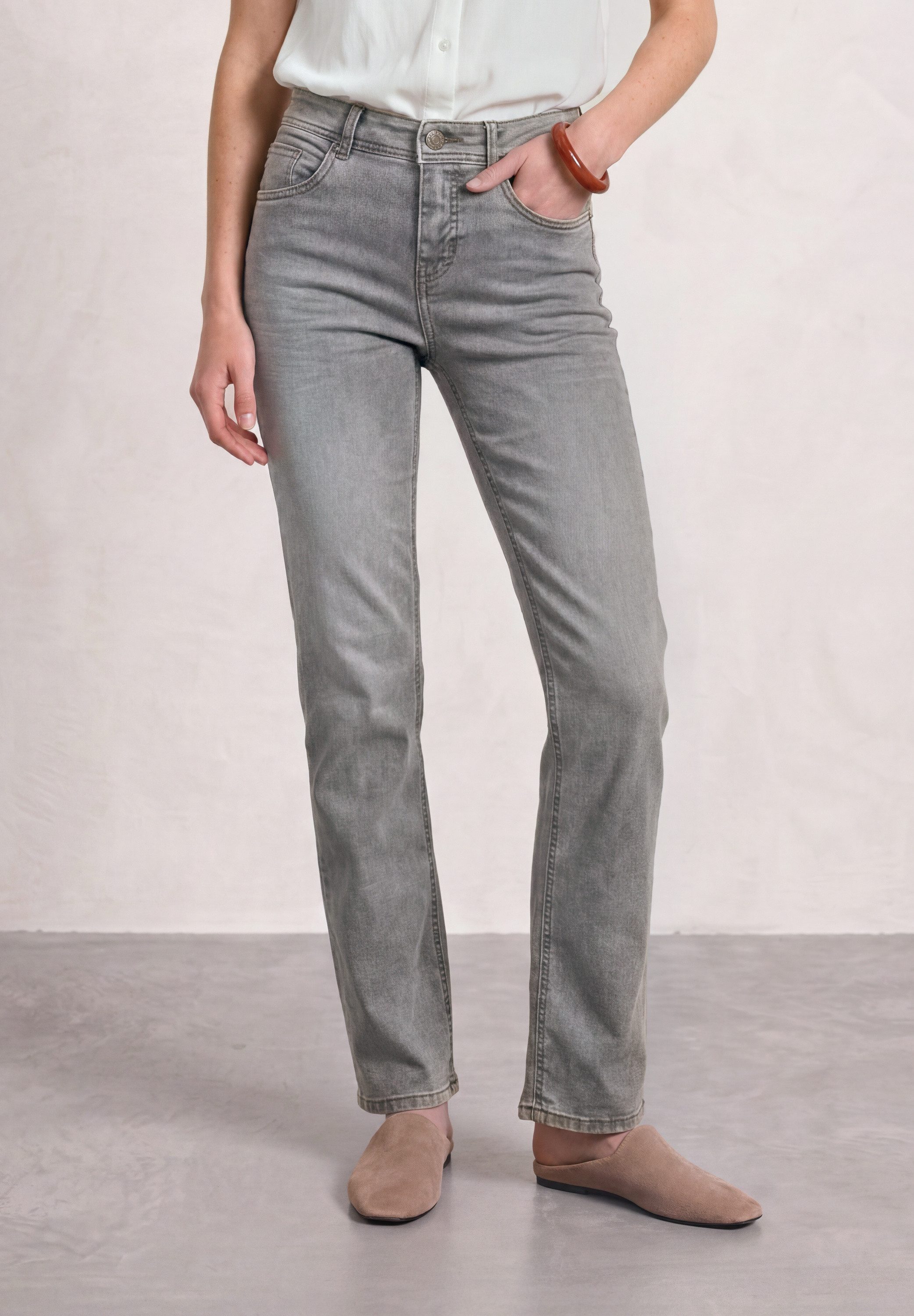 STREET ONE Comfort-fit-Jeans Middle Waist