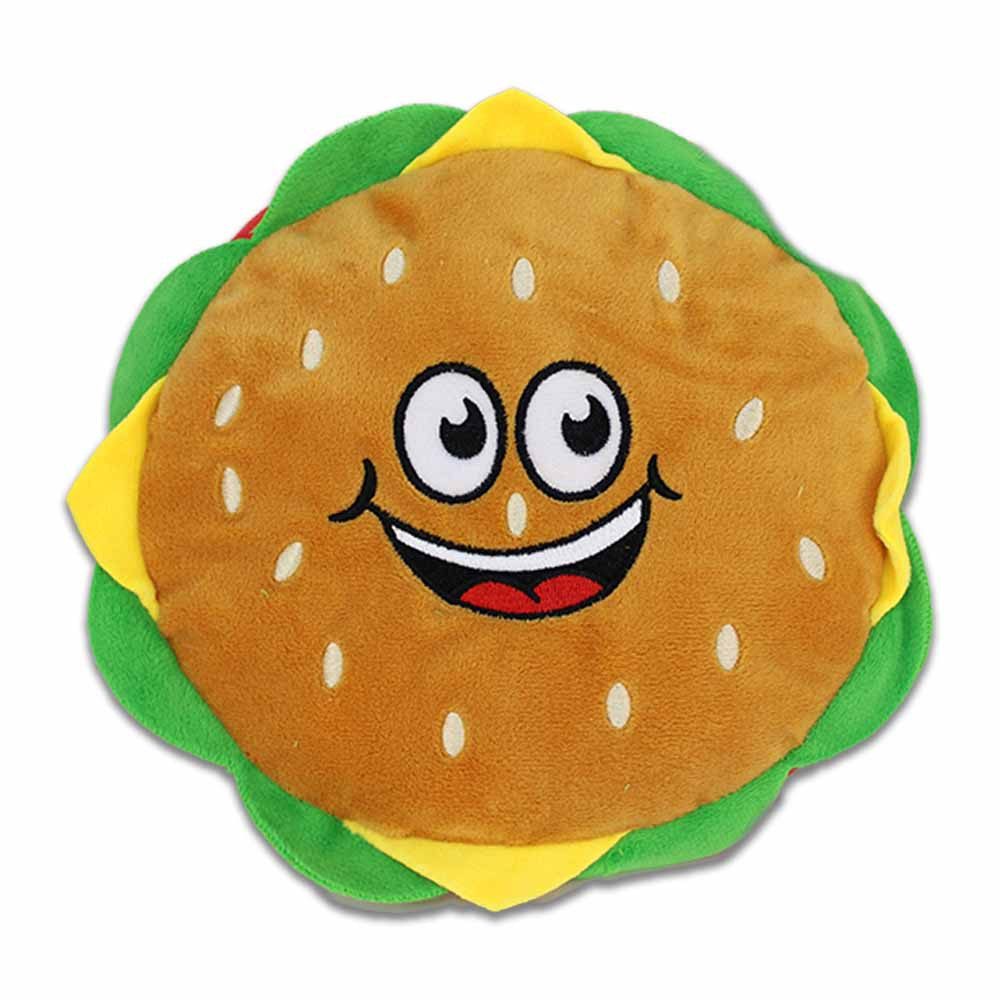 PMS Декоративные подушки Burger Kuscheltier mit Gesicht - ca. 22 cm