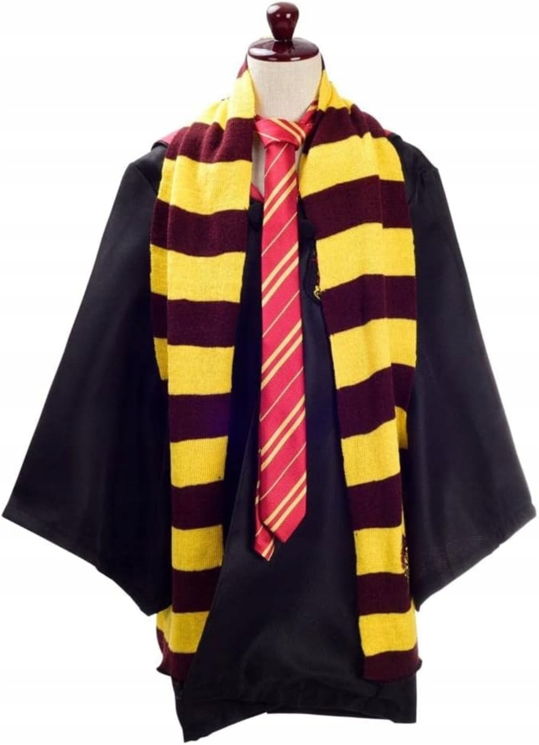 Festivalartikel Kostüm Zauberer Kostüm XXL Gryffindor Umhang mit Zubehör Halloween Cosplay