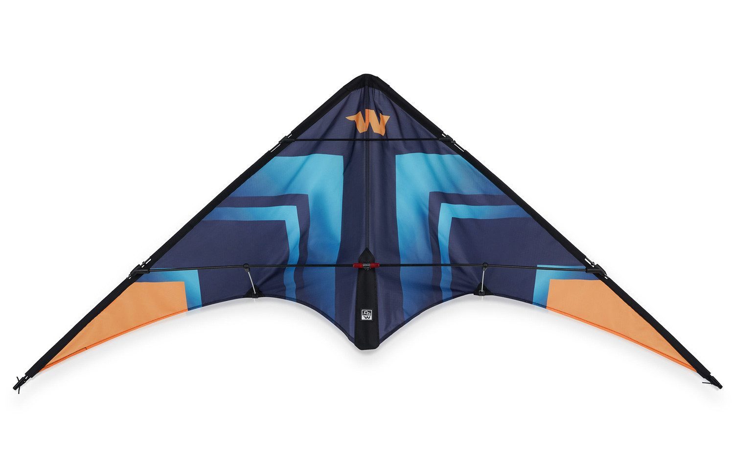 Wolkenstürmer Kite Ready to Fly Lenkdrachen Set für Kinder & Anfänger, (Türkiser Lenkdrache für Kinder mit Tasche und Flugleinen, 1-tlg), Fancy Kinderdrachen (türkis) 130 cm - Ready to Fly