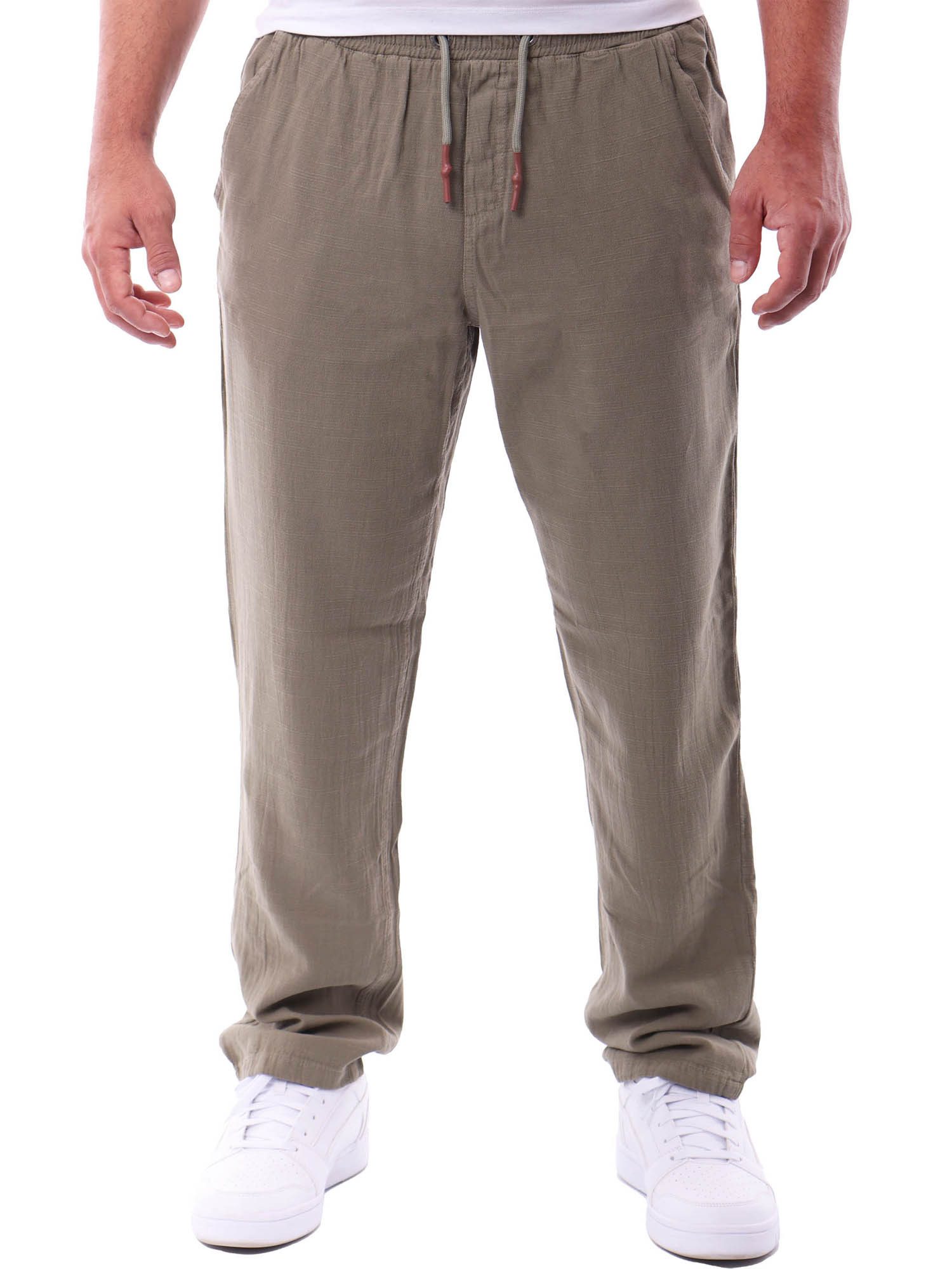 Leinenhose Reslad Herren Baumwollhose Leinenhose Optik Strandhose RS-3003