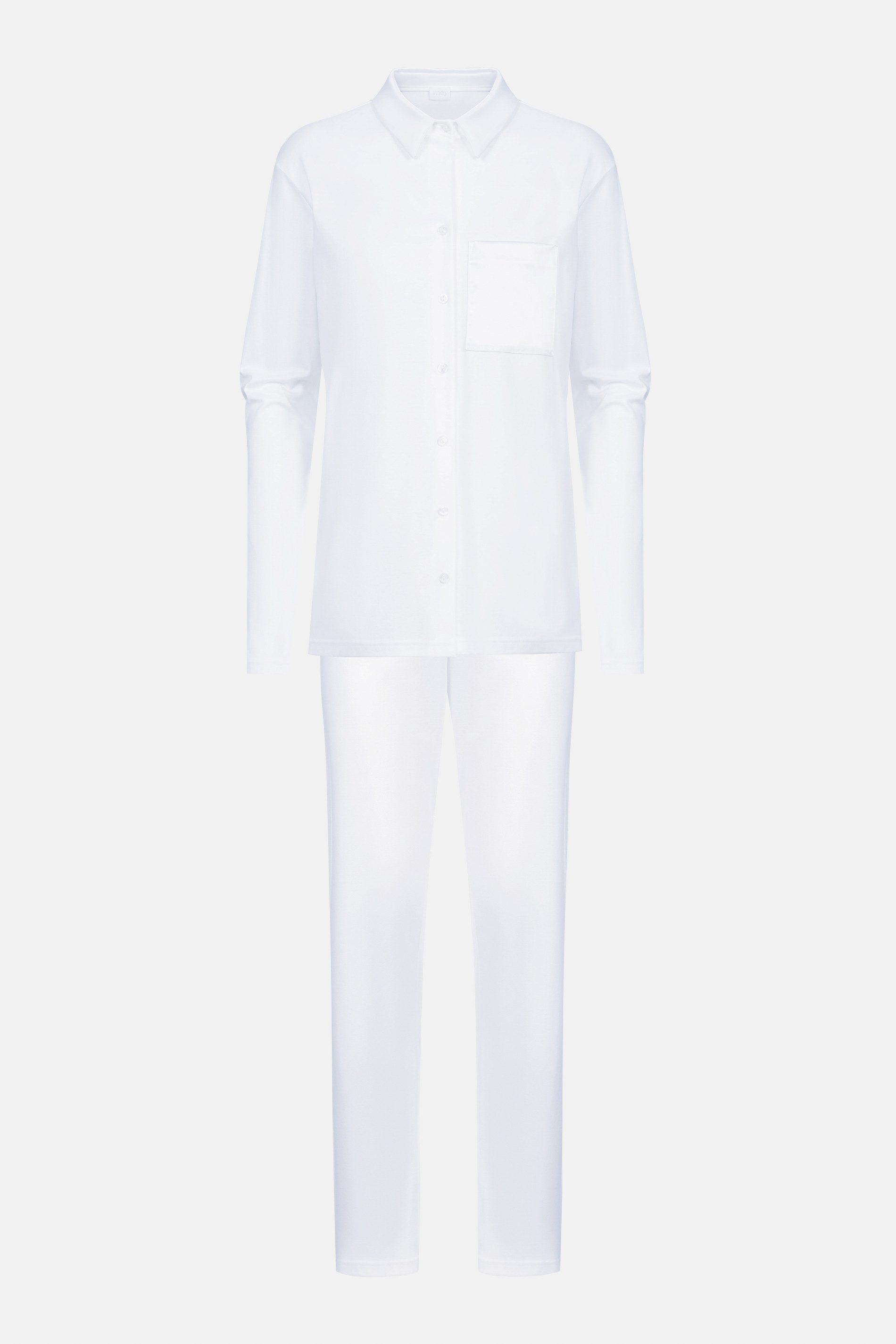 Mey Schlafanzug Mey Damen Anzug lang Serie Malea Uni Pyjama (2 tlg) – Bild 2 von 4