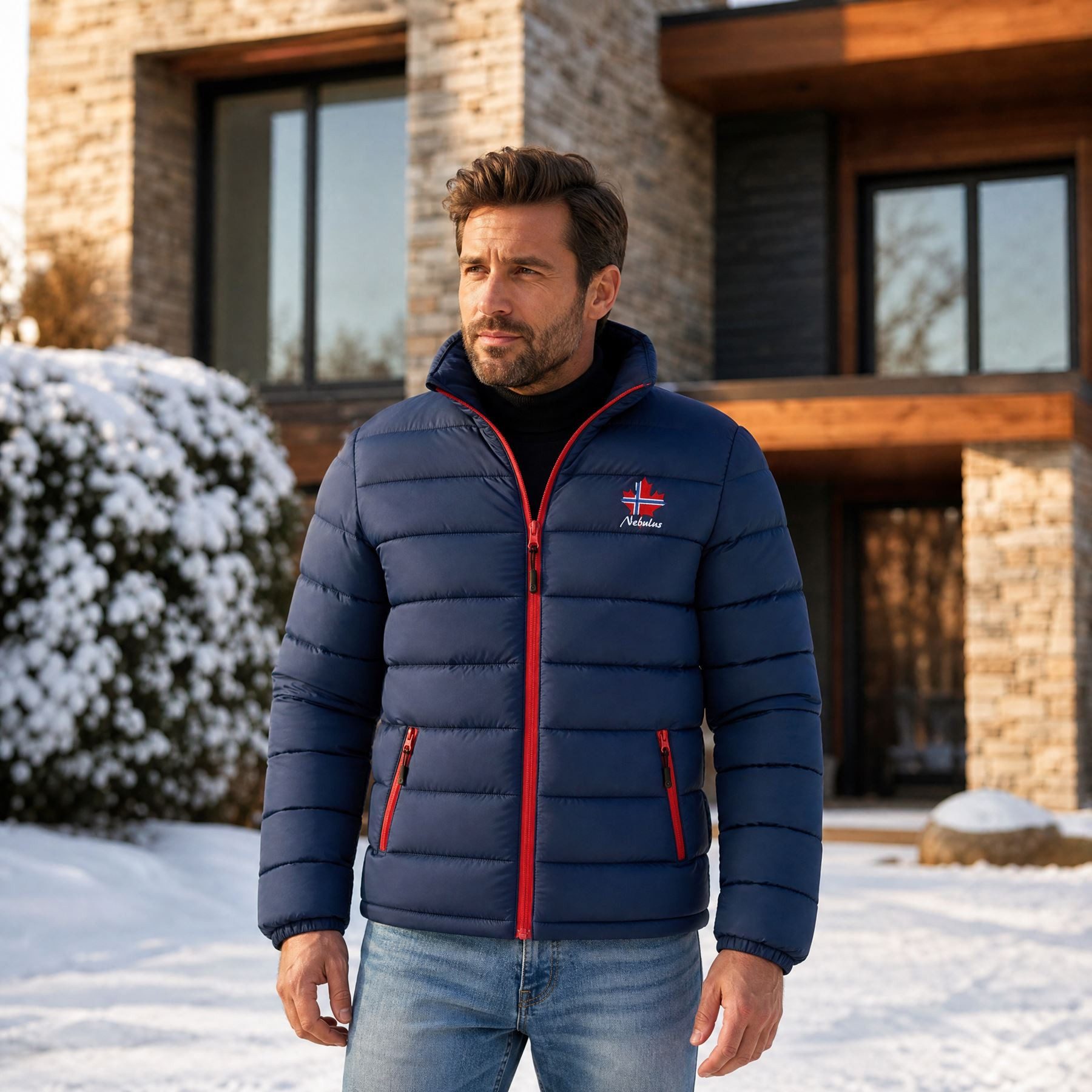 Nebulus Winterjacke SÖLDEN, P2205 - Herren, navy, M