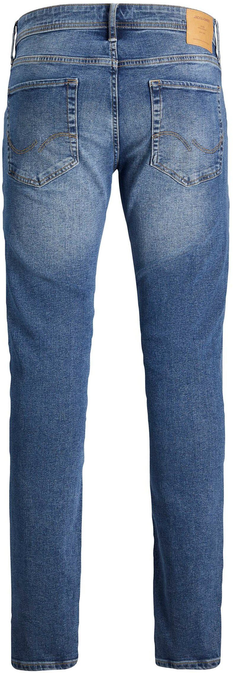 Jones Slim-fit-Jeans GLENN JJORIGINAL mid-blue-denim & Jack
