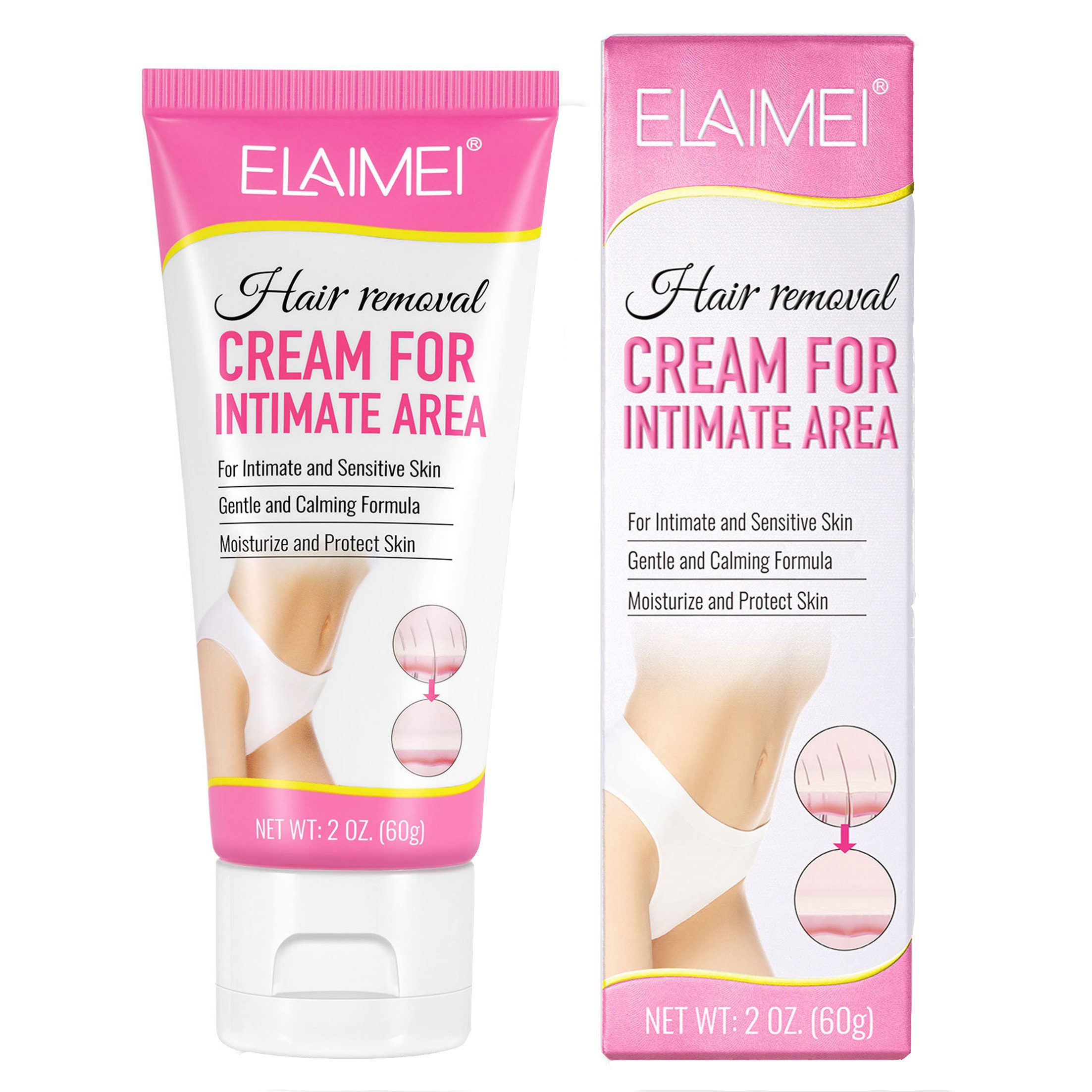 Glamuf Enthaarungscreme Haarentfernungscreme für Körper&Beine,Enthaarungscreme Intimbereich, 1 St., Sanfte Anwendung ohne Schmerzen,Schnell und Effektiv