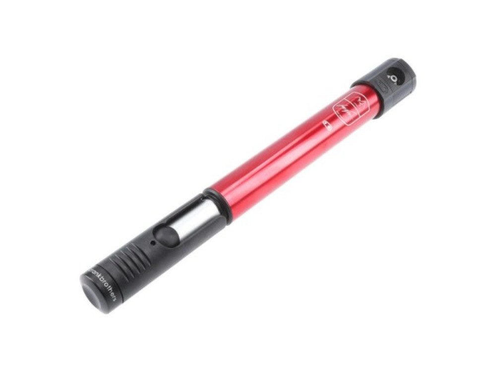 crankbrothers Multitool Fahrrad Minipumpe HV, GREG MINNAAR LEOGANG EDITION, rot