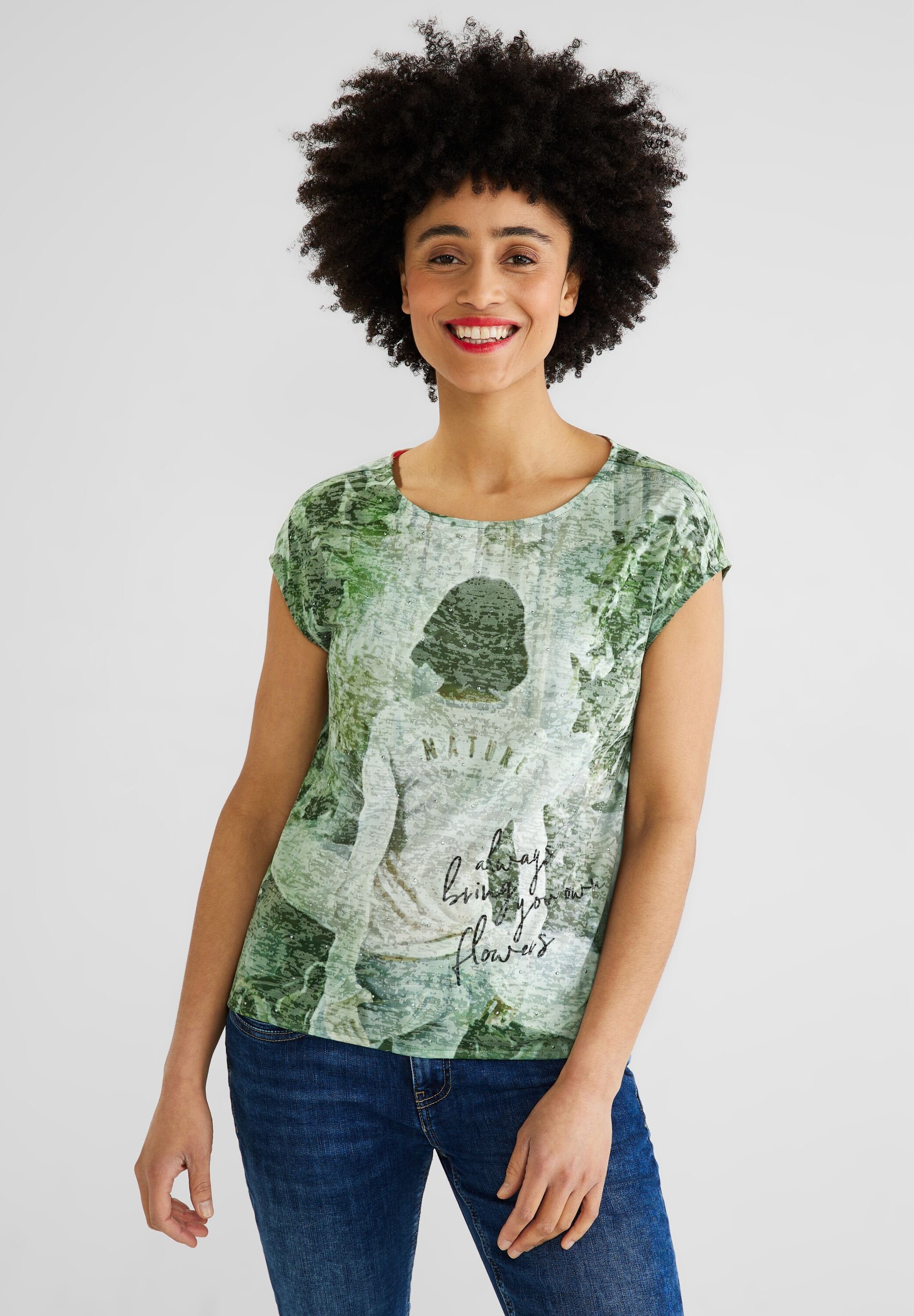 STREET ONE T-Shirt Rundhalsausschnitt