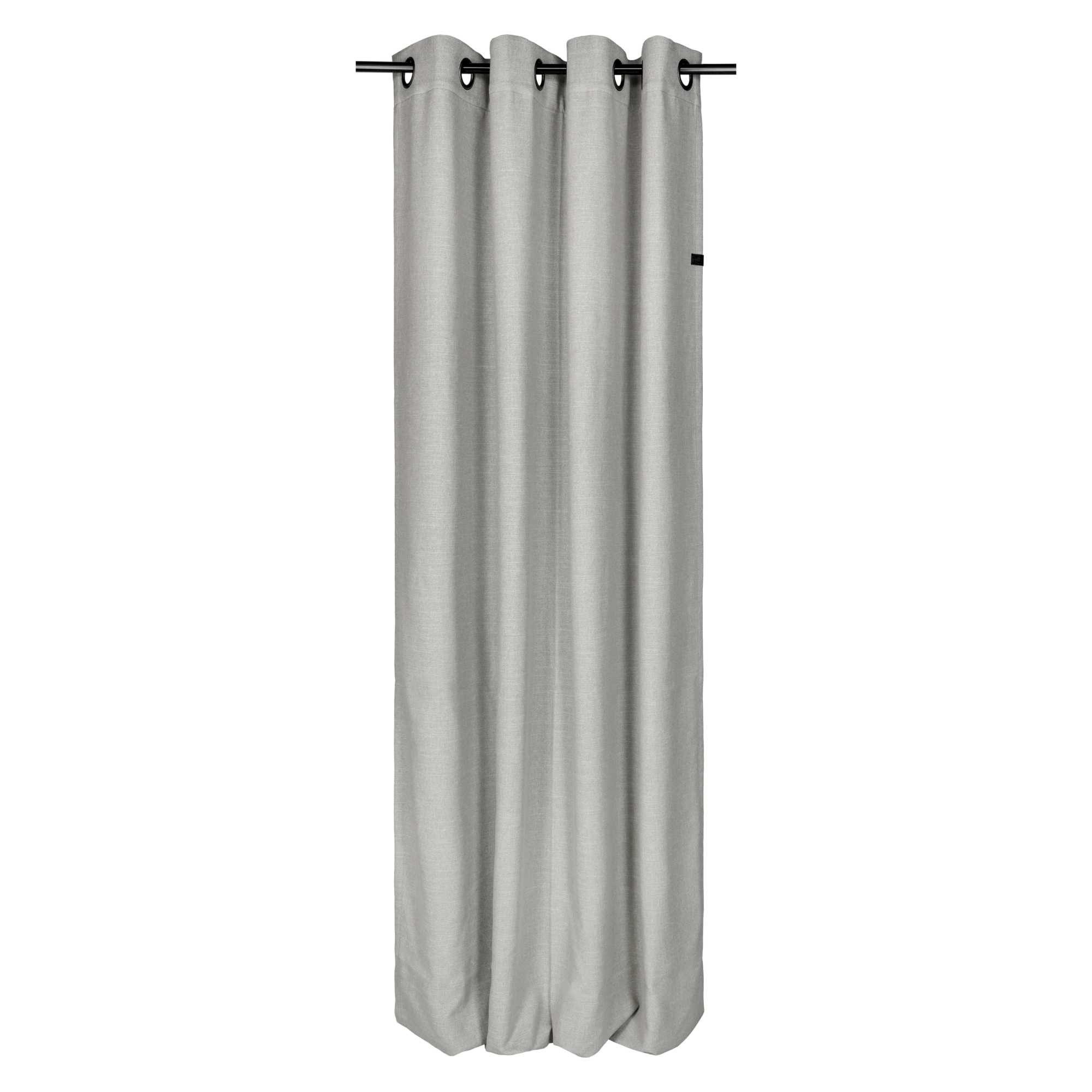 SCHÖNER WOHNEN-Kollektion Vorhang COAST Ösenvorhang (1 St), Öse, Polyester, 140 x 250 cm in Grau