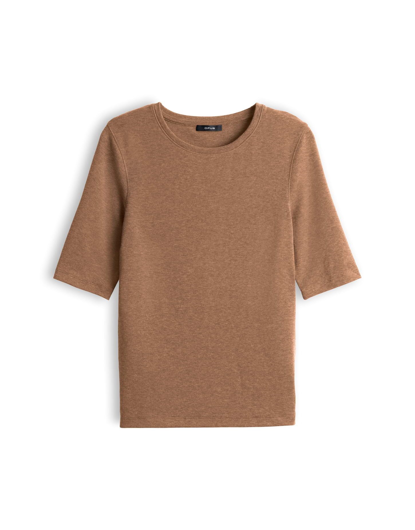 OPUS 3/4-Arm-Shirt mit feiner Mélange Slim Fit Vielseitig kombinierbar für casual Looks