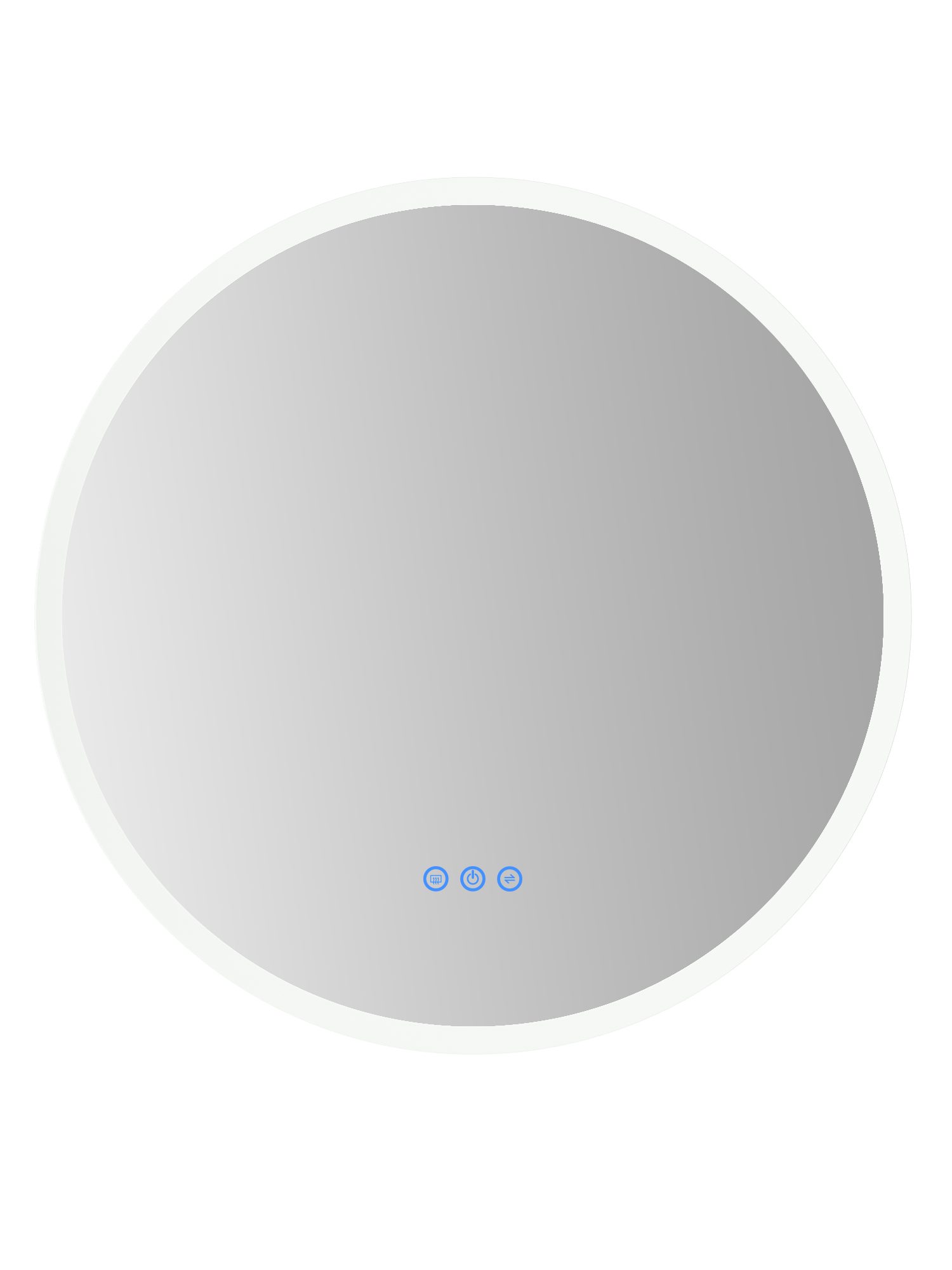 AQUABATOS LED-Lichtspiegel Badspiegel rund mit Beleuchtung LED Wandspiegel günstig online kaufen