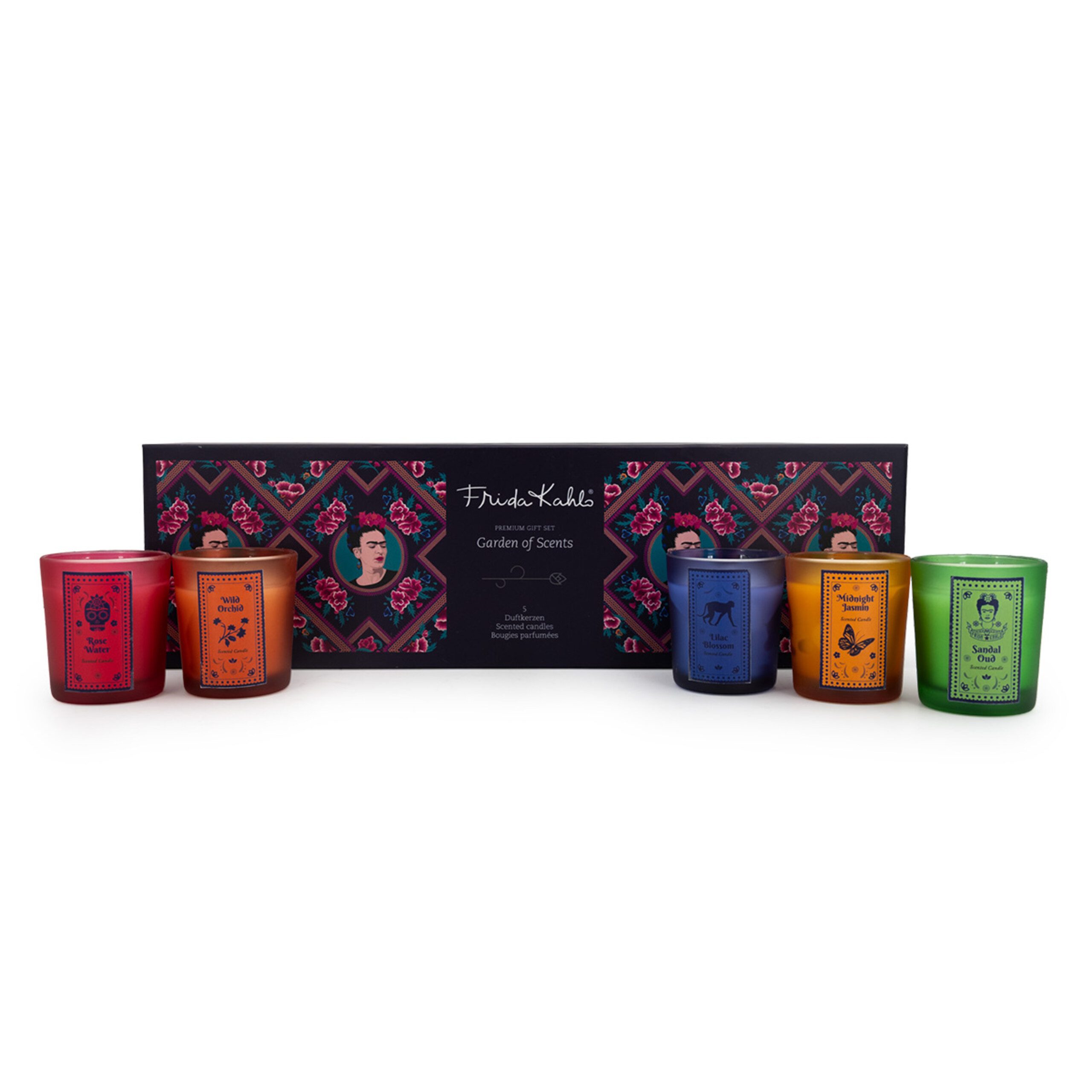 Frida Kahlo Duftkerze Geschenkset 5er Set (5-tlg) – Bild 4 von 5