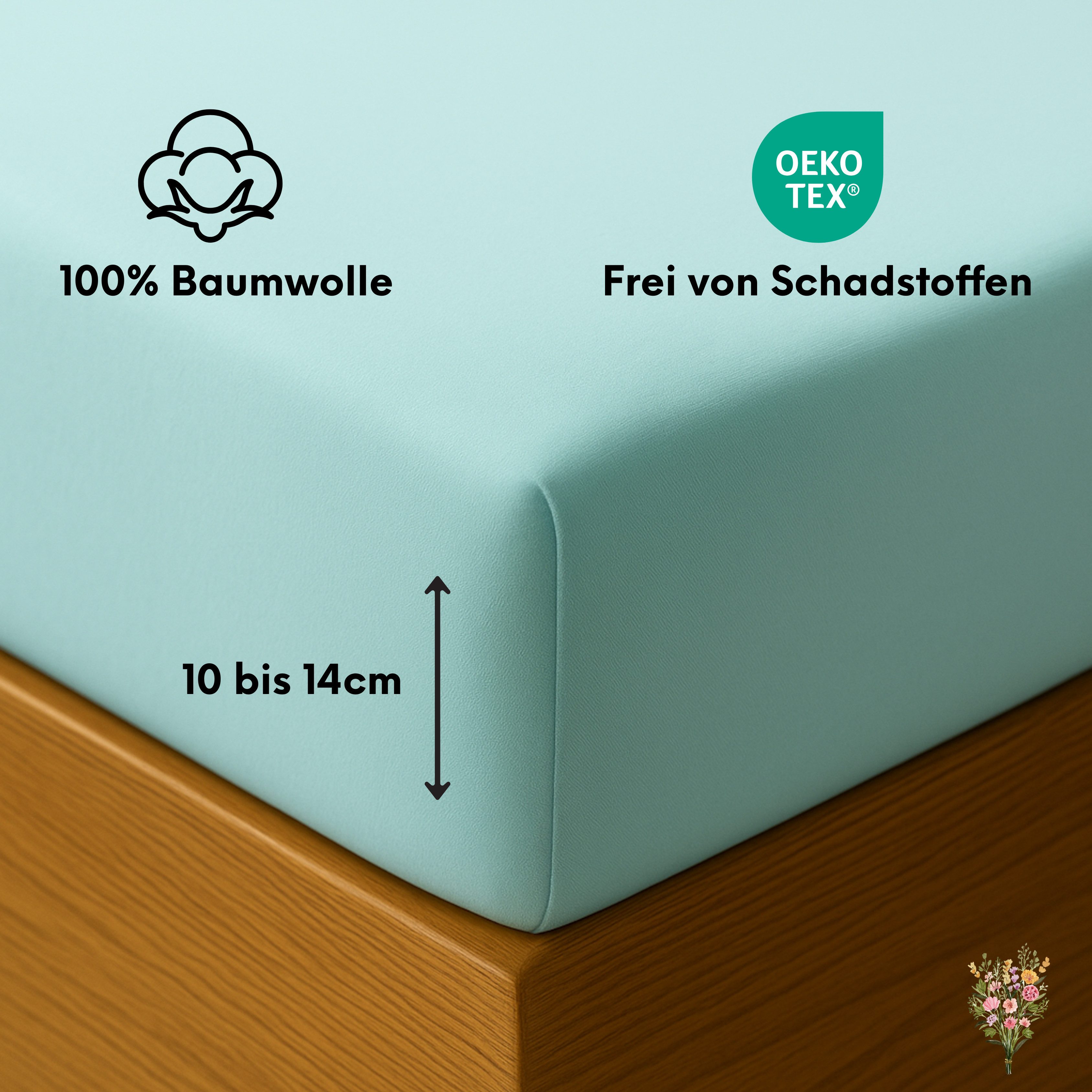 Strauss Home Spannbettlaken Premium Topper Spannbettlaken 150GSM für Matrat günstig online kaufen