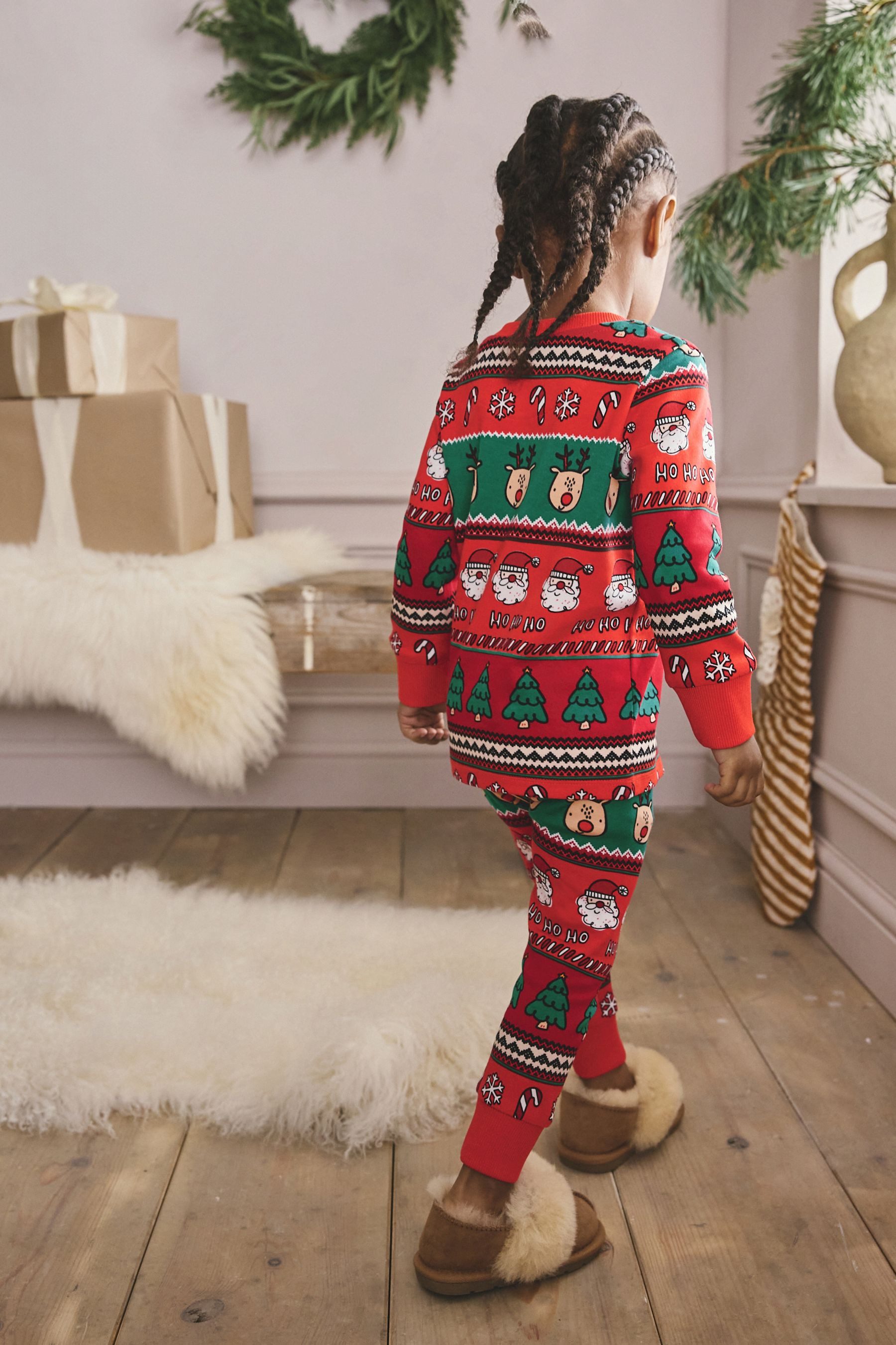 Next Pyjama Single Snuggle Schlafanzug, Xmas günstig online kaufen