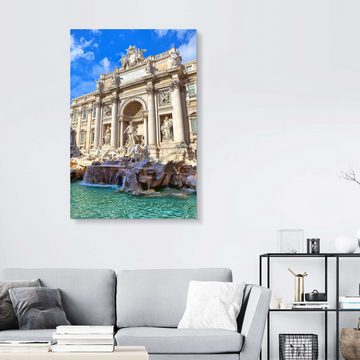 Posterlounge Forex-Bild Editors Choice, Trevi-Brunnen unter blauem Himmel, Fotografie