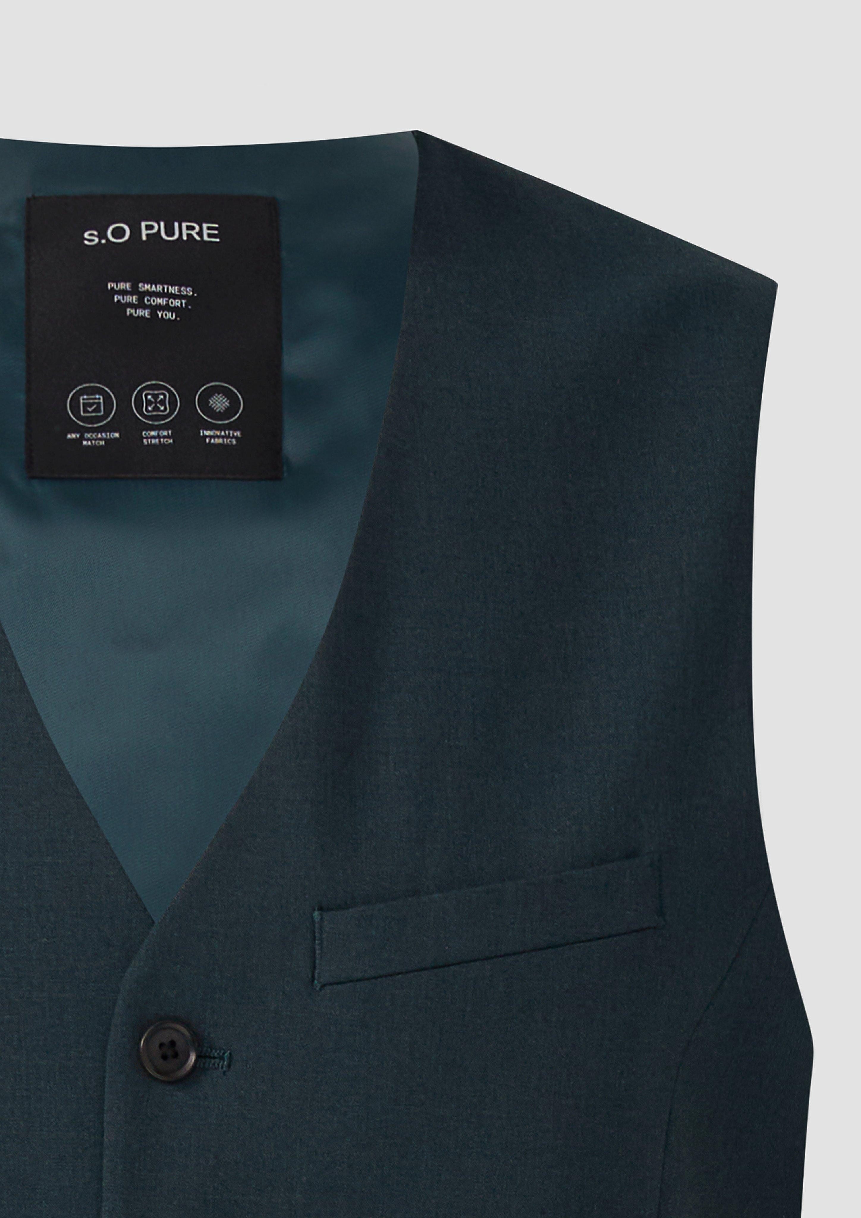 s.Oliver BLACK LABEL Anzugweste s.O PURE: günstig online kaufen