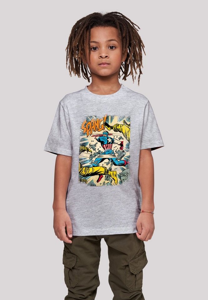 F4NT4STIC T-Shirt Marvel Captain America Spang Print