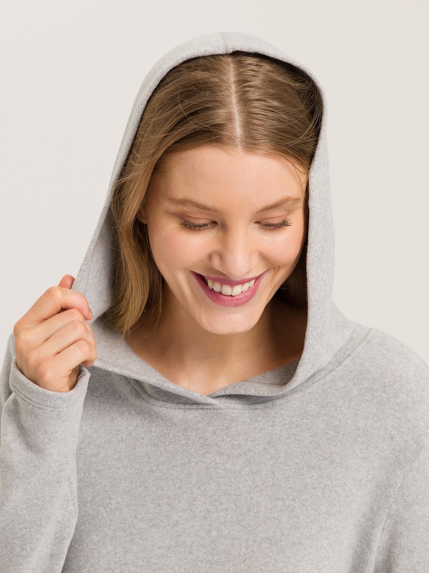 melange Hanro grey Sweatshirt Easywear classic