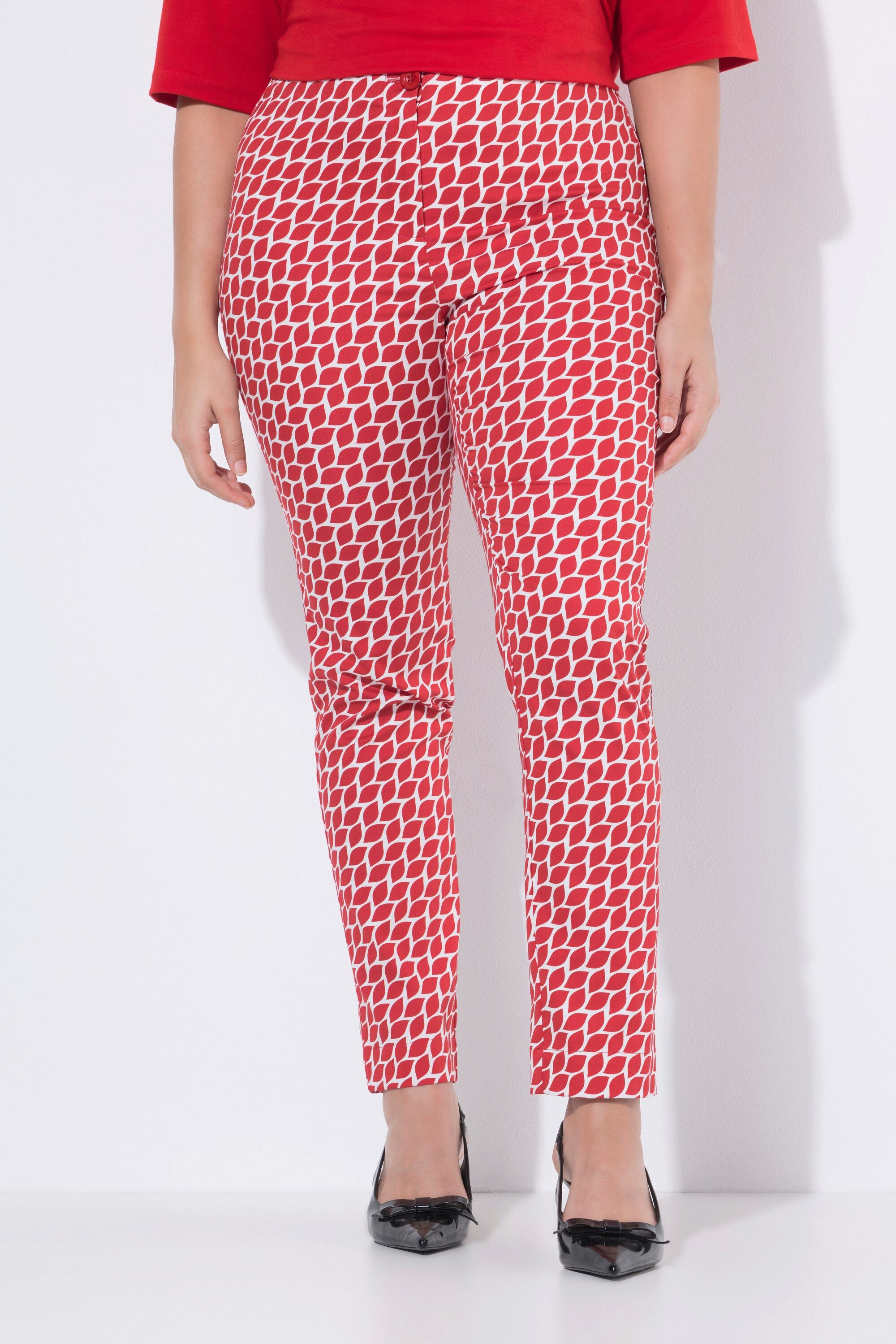 Funktionshose Hose grafisches Design schmales Bein Elastikbund