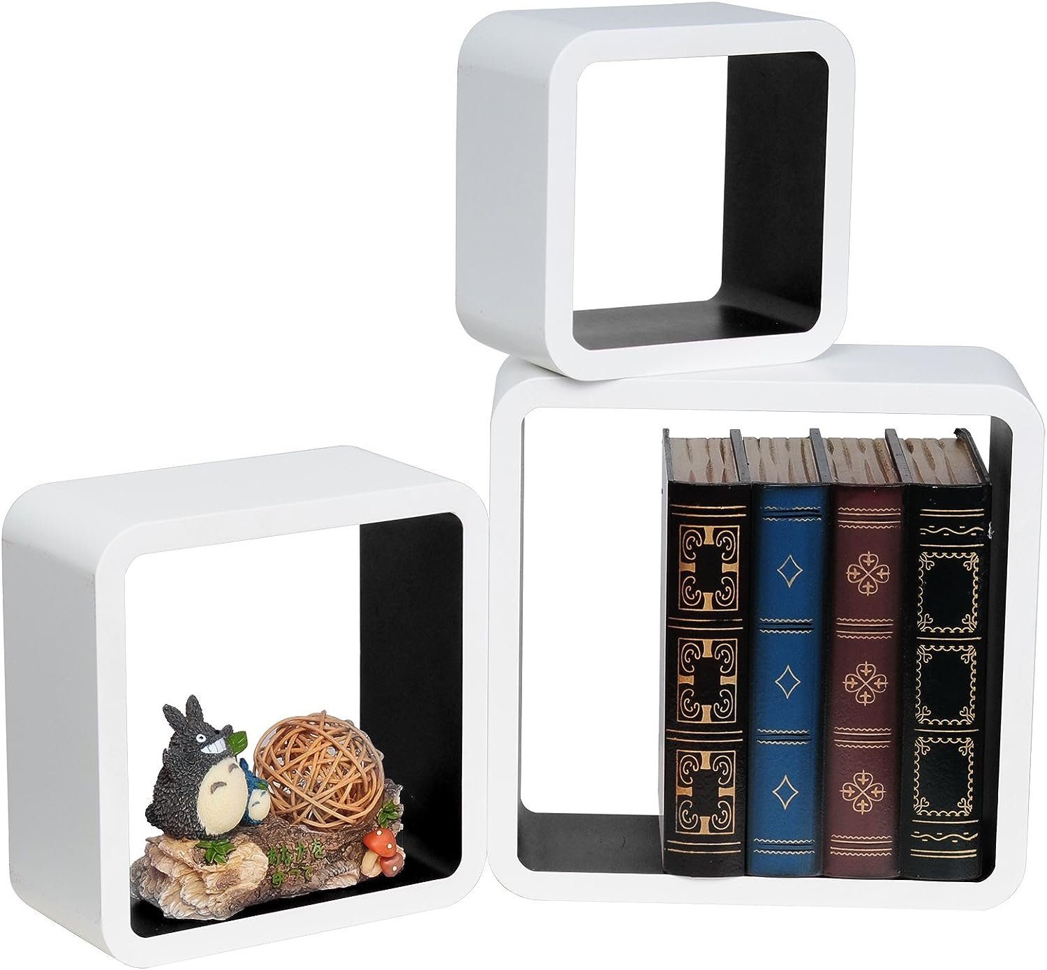 Woltu Wandregal, Cube CD Regal 3er günstig online kaufen