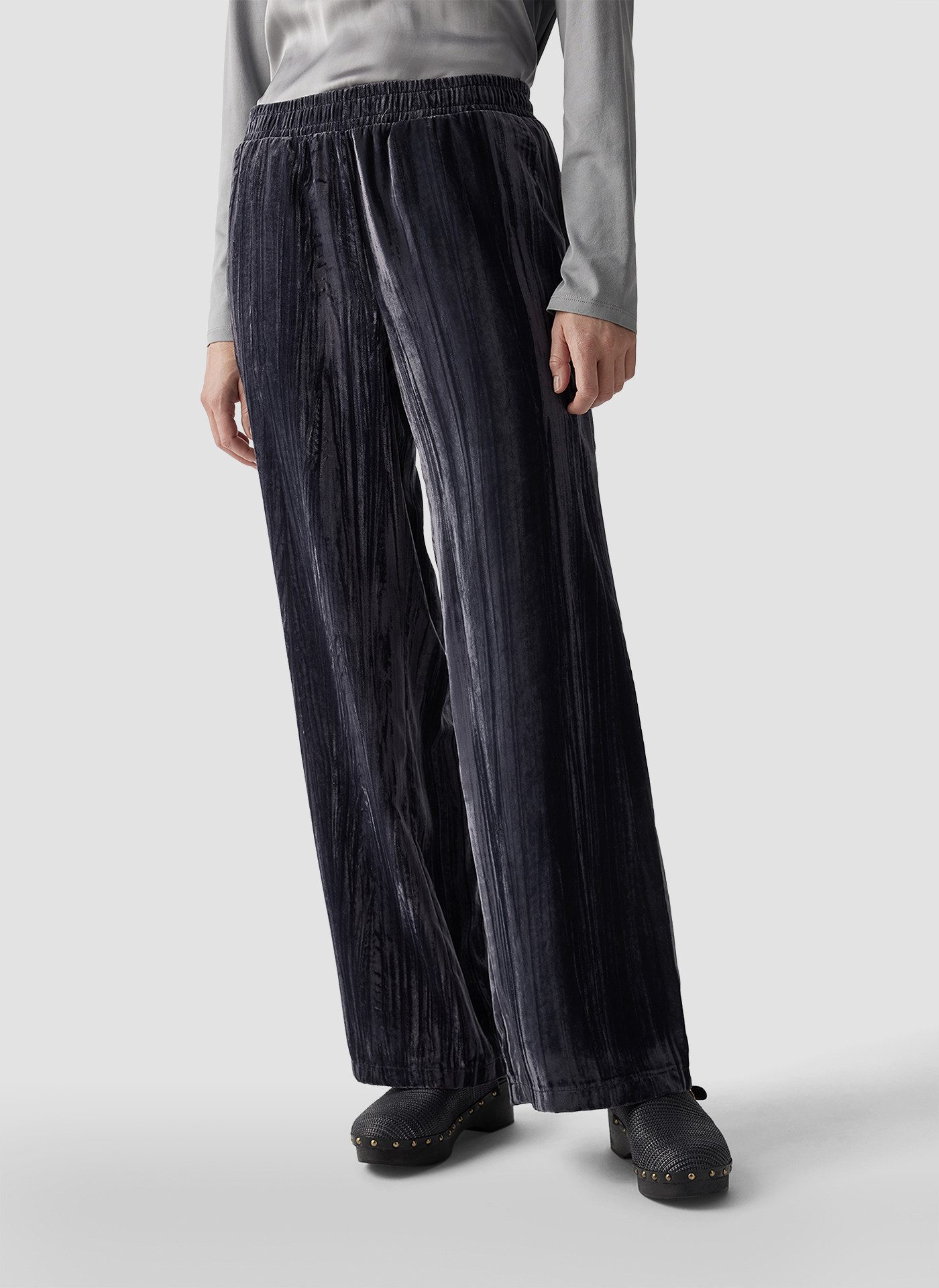 Jerseyhose LeComte Weite Samthose – Edler Look mit bequemem Tragekomfort