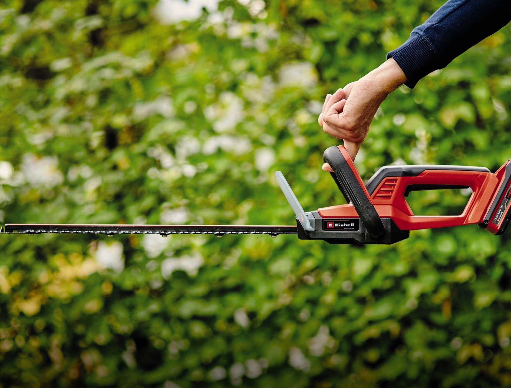 Einhell Akku-Heckenschere GC-CH 18/50 Li-Solo, 50 cm Schnittlänge, ohne Akku und Ladegerät – Bild 2 von 5