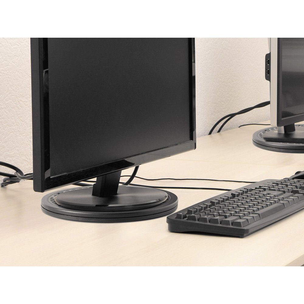 Monitor-Drehteller 2 Schwarz TOOLCRAFT TOOLCRAFT Schreibtischaufsatz Höhen-Bereich: (max) cm