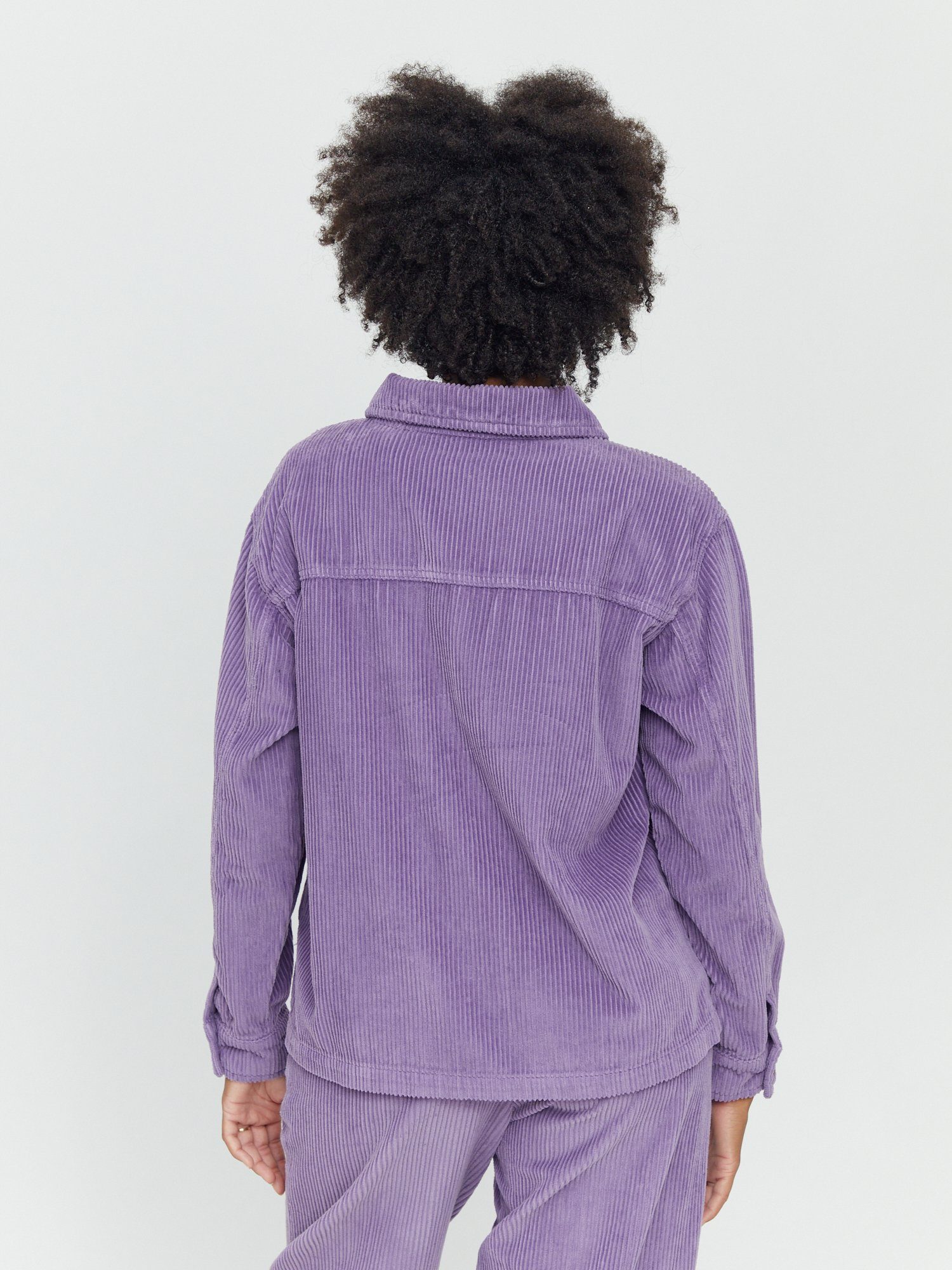 Cordjacke Naica modisch purple haze trendig MAZINE Shacket