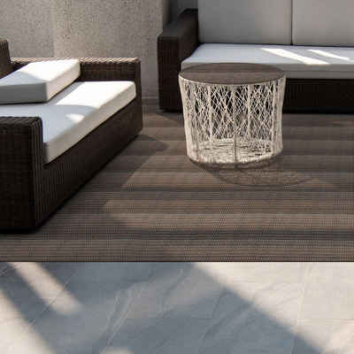 Outdoorteppich Manresa, für Innen & Außenbereiche, In vielen Größen erhältlich, Karat, rechteckig, als Läufer, Teppich oder Auslegware