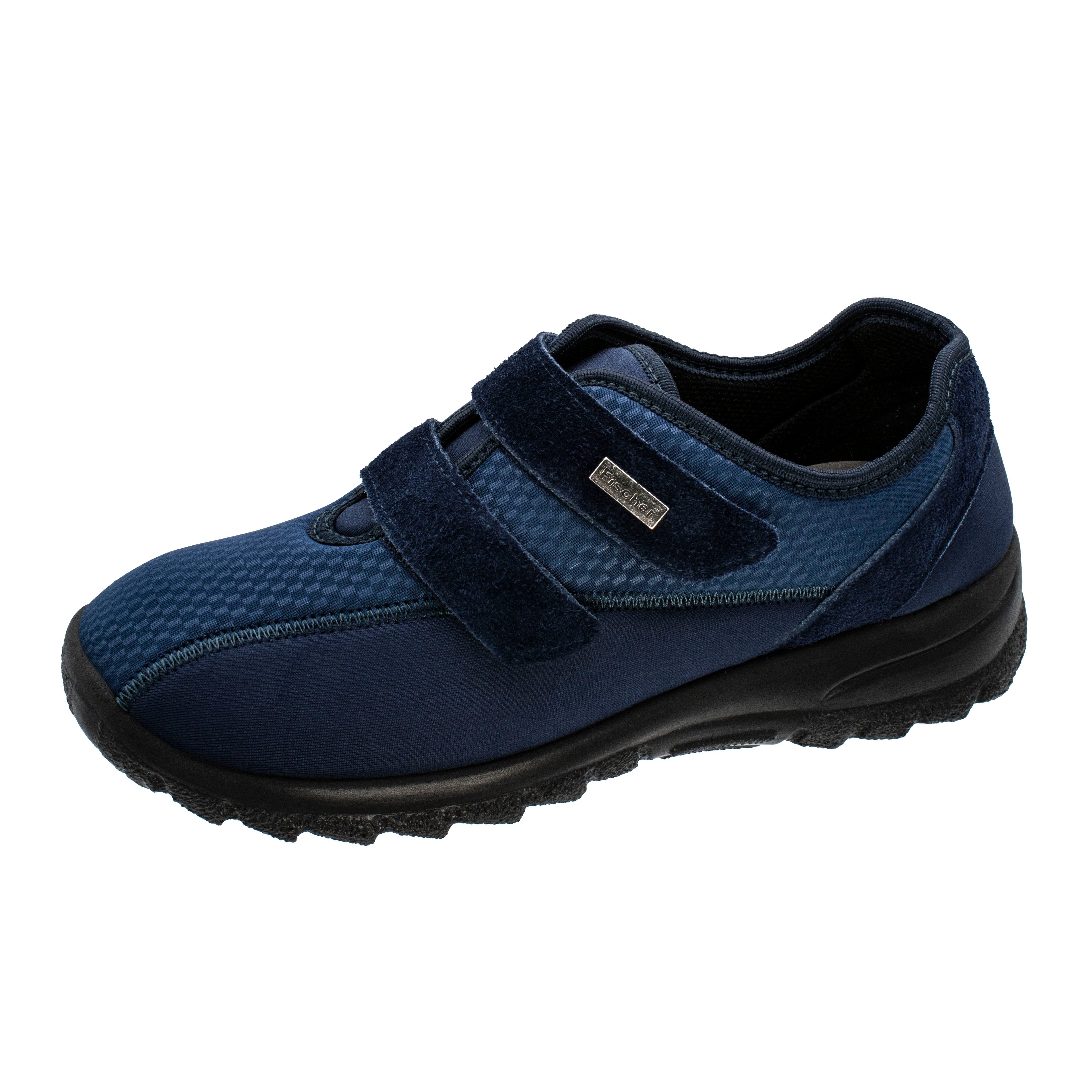 Fischer-Markenschuh Ortho Aktiv Klettschuh aus Mesh, mit Klettverschluss, Einlegesohle herausnehmbar