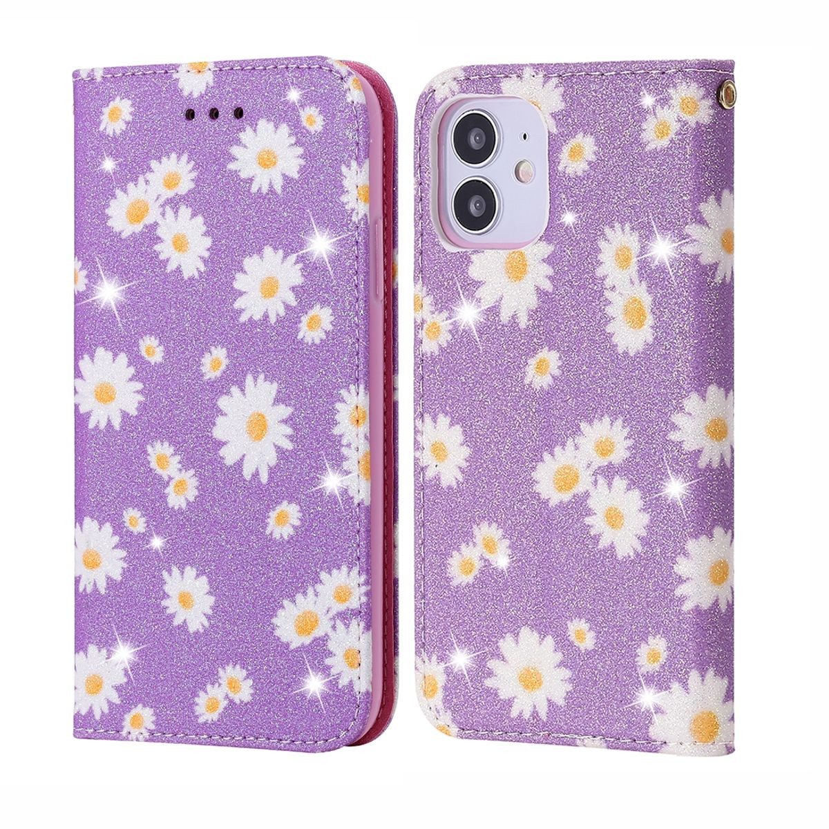 König Design Handyhülle Apple iPhone 12 Mini, Schutzhülle Schutztasche Case Cover Etuis Wallet Klapptasche Bookstyle