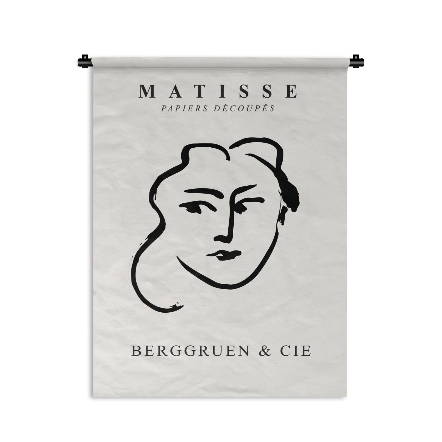MuchoWow - Matisse Meister, Deko Wand, Frau Tapisserie, für Henri Schlafzimmer - Abstrakt an der Wanddekoobjekt - Alte Wohnzimmer,