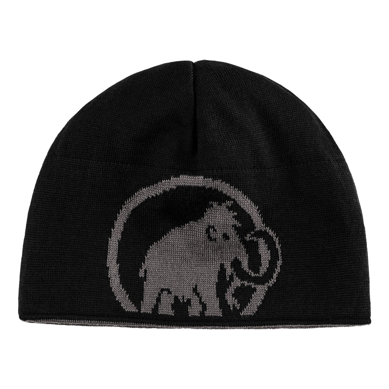 Mammut Strickmütze Mammut Logo Beanie mit Wendemöglichkeit