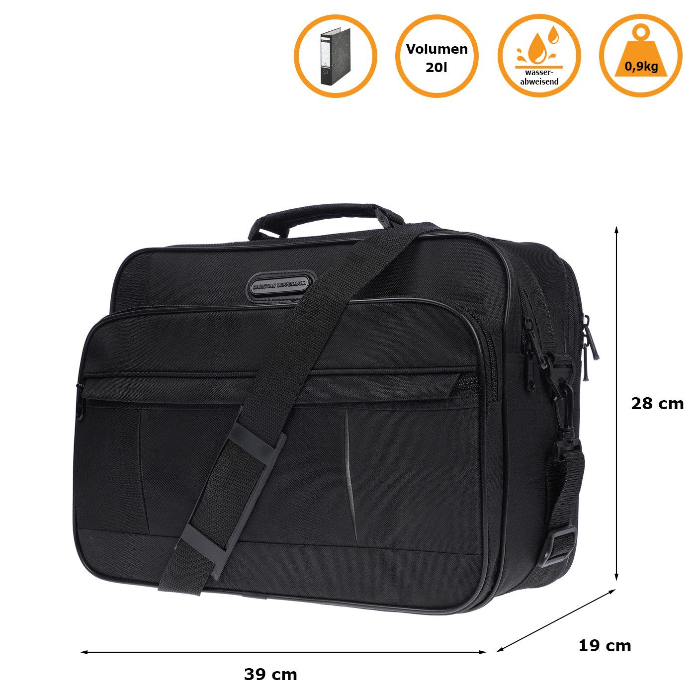 Christian Wippermann Umhängetasche Flugbegleiter Umhängetasche Tasche günstig online kaufen