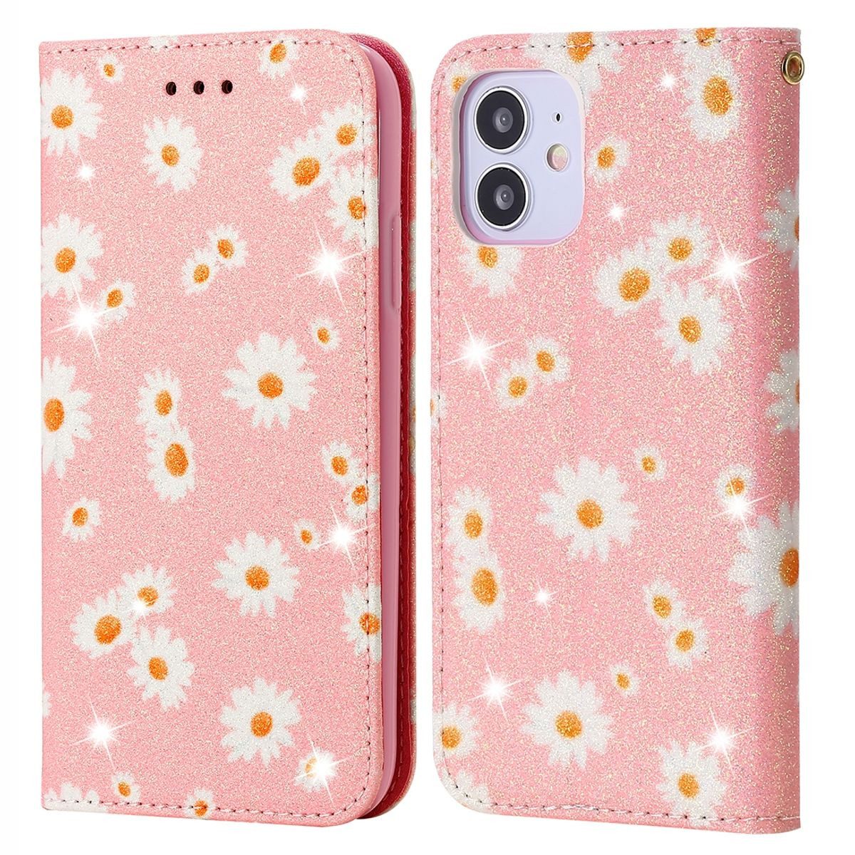 König Design Handyhülle Apple iPhone 12 Mini, Schutzhülle Schutztasche Case Cover Etuis Wallet Klapptasche Bookstyle