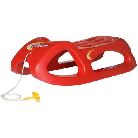 rolly toys® Schlitten rollySnow Cruiser, rot, mit Stahlschienen an den Kufen