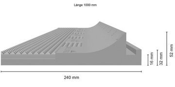 SCHELLENBERG Rollladenkastendämmung Rollladenkasten-Dämmung, (2-St), 2-teilig, 100 x 50, 1,3 cm dick, für Rollladenkästen, 66280