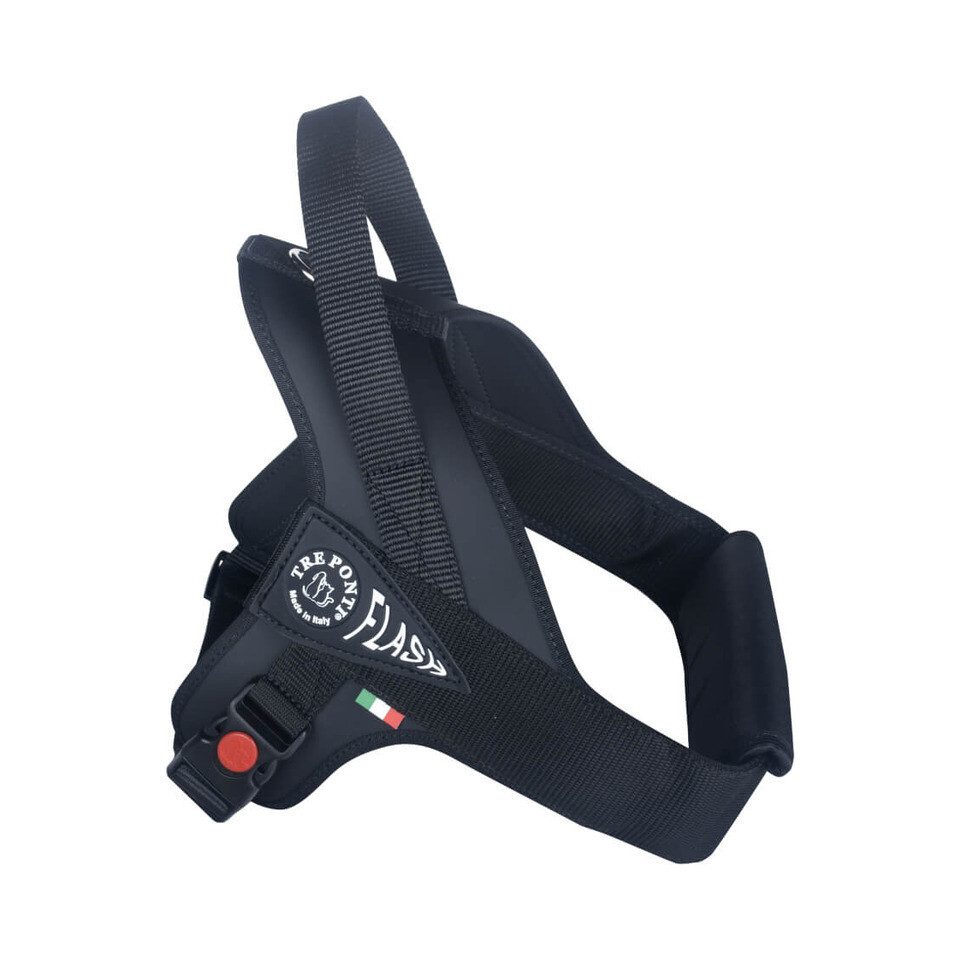Tre Ponti Hunde-Geschirr TP1020 Linea Flash schwarz von Tre Ponti
