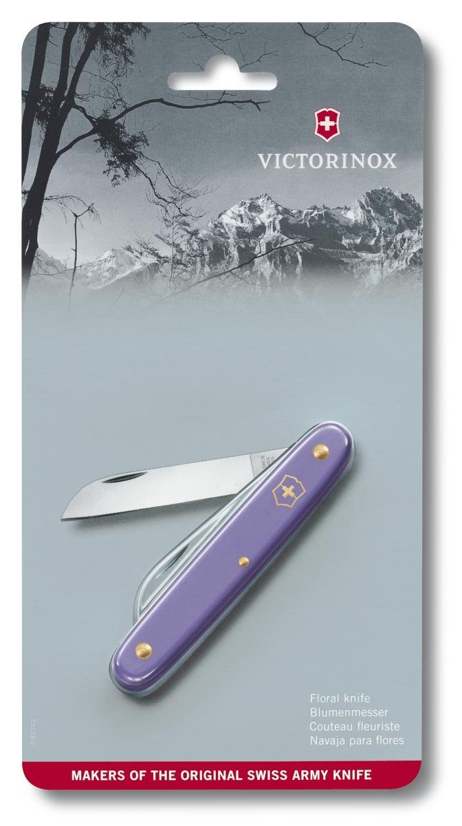 Blumenmesser, Victorinox Taschenmesser Blister violett,