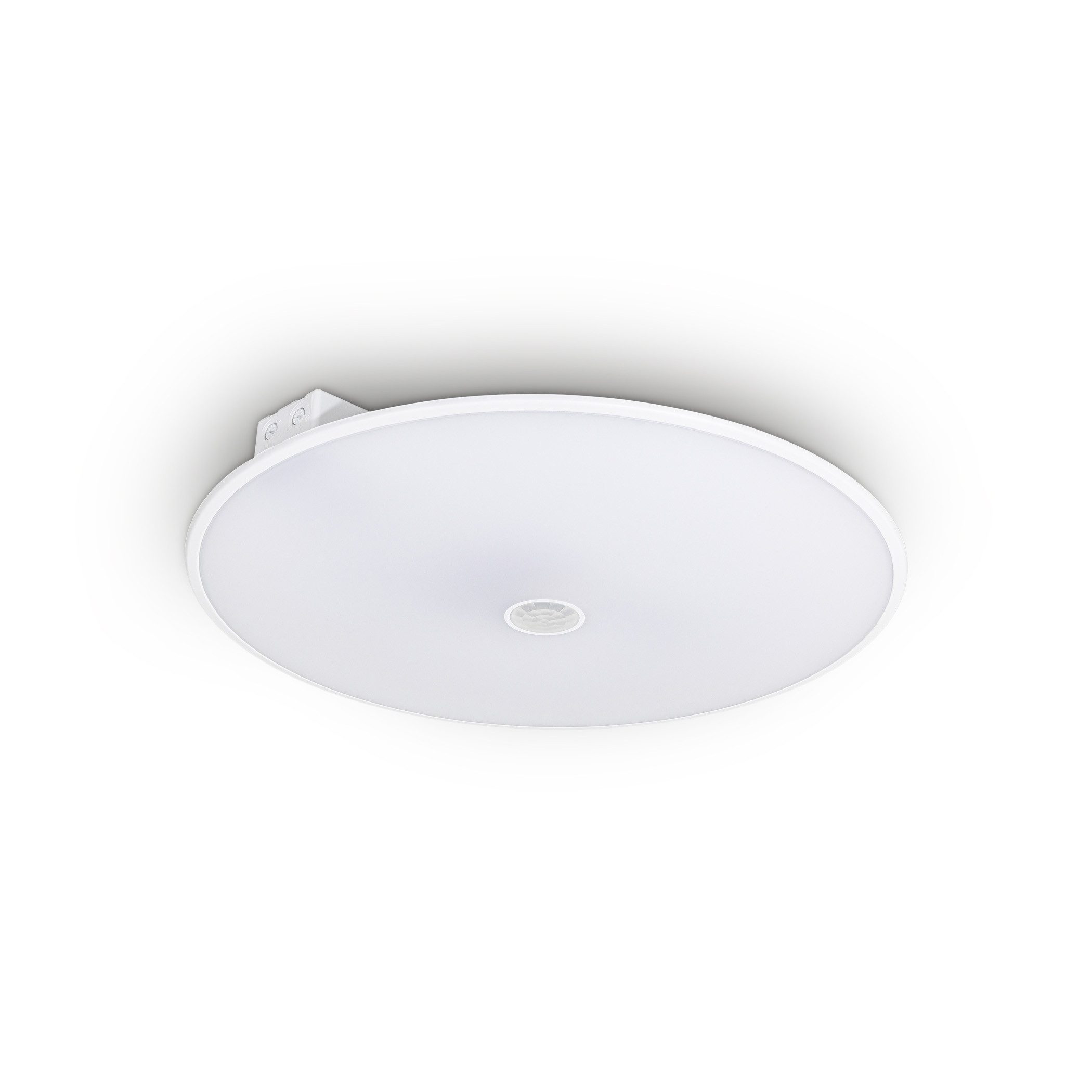 SEBSON Aufbauleuchte SEBSON LED Deckenleuchte mit Bewegungsmelder, 15W, 1200lm, IP54, Warmweiß, 360° Bewegungsmelder, Leuchtdauer und Helligkeitsschwelle einstellbar