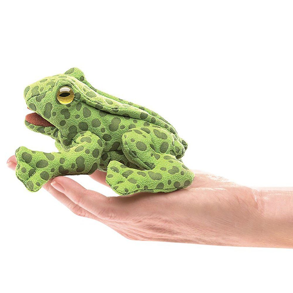 Folkmanis Handpuppen Fingerpuppe Folkmanis Fingerpuppe mini Frosch 2761 (Packung)