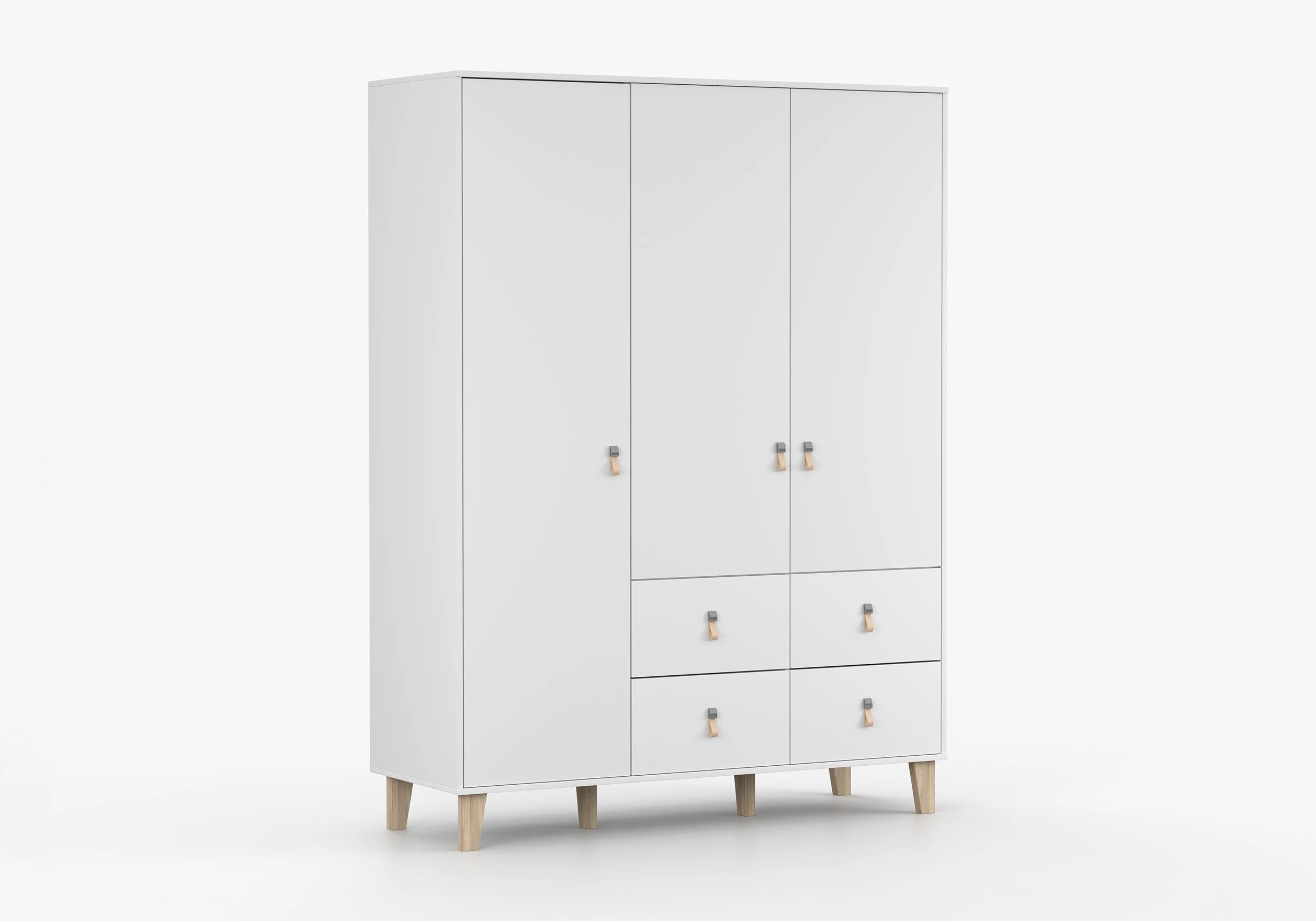 imoebel24 Drehtürenschrank FIGO 19 150 cm - Weiss günstig online kaufen