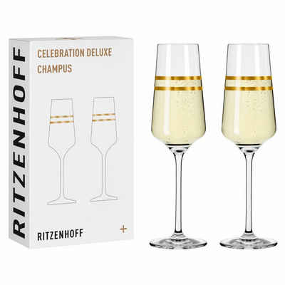Ritzenhoff Champagnerglas Celebration Deluxe 001, Kristallglas